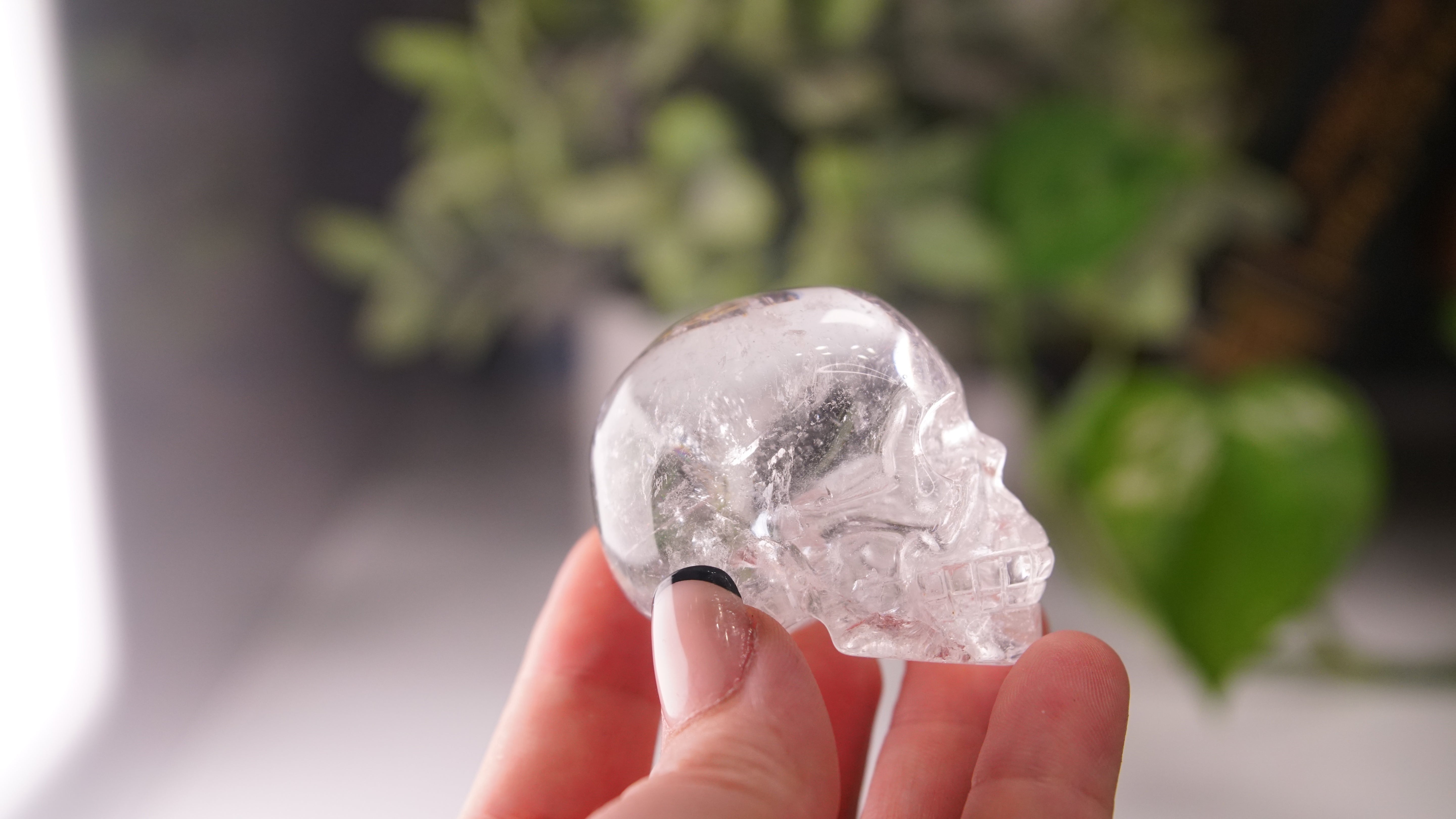 High Quality Clear Quartz With Inclusions Crystal Carving
