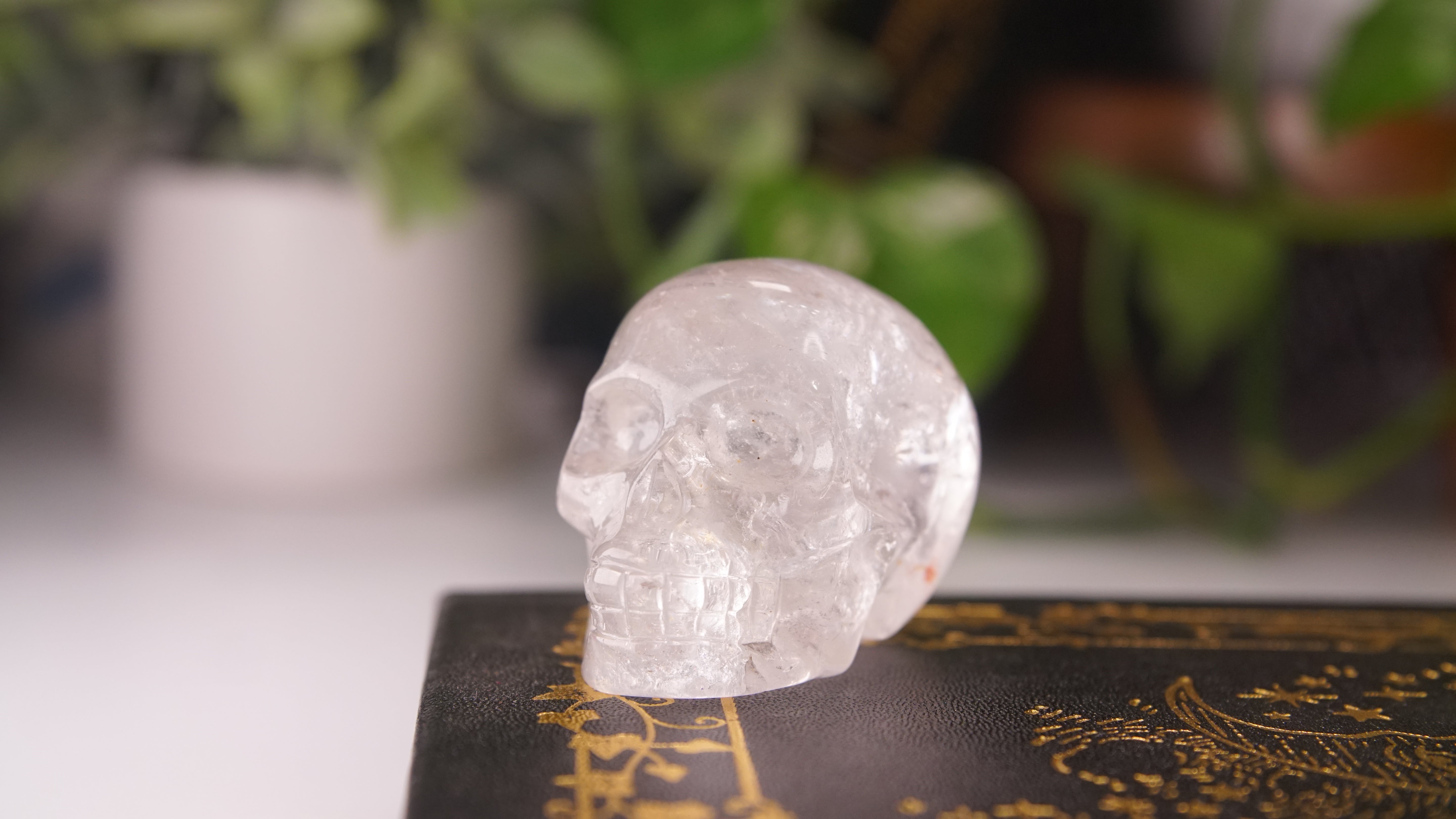High Quality Clear Quartz With Inclusions Crystal Carving