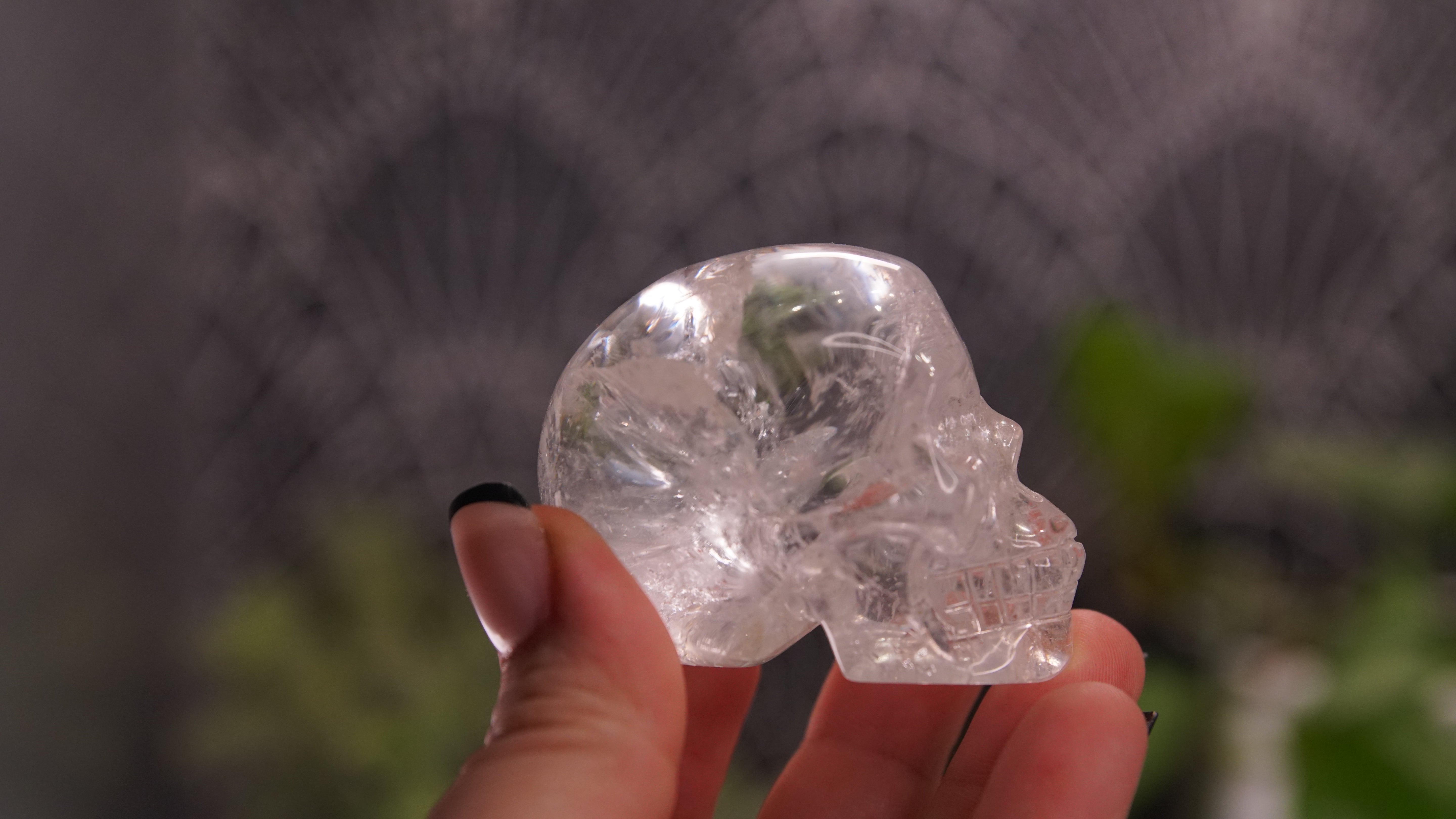 High Quality Clear Quartz With Inclusions Crystal Carving