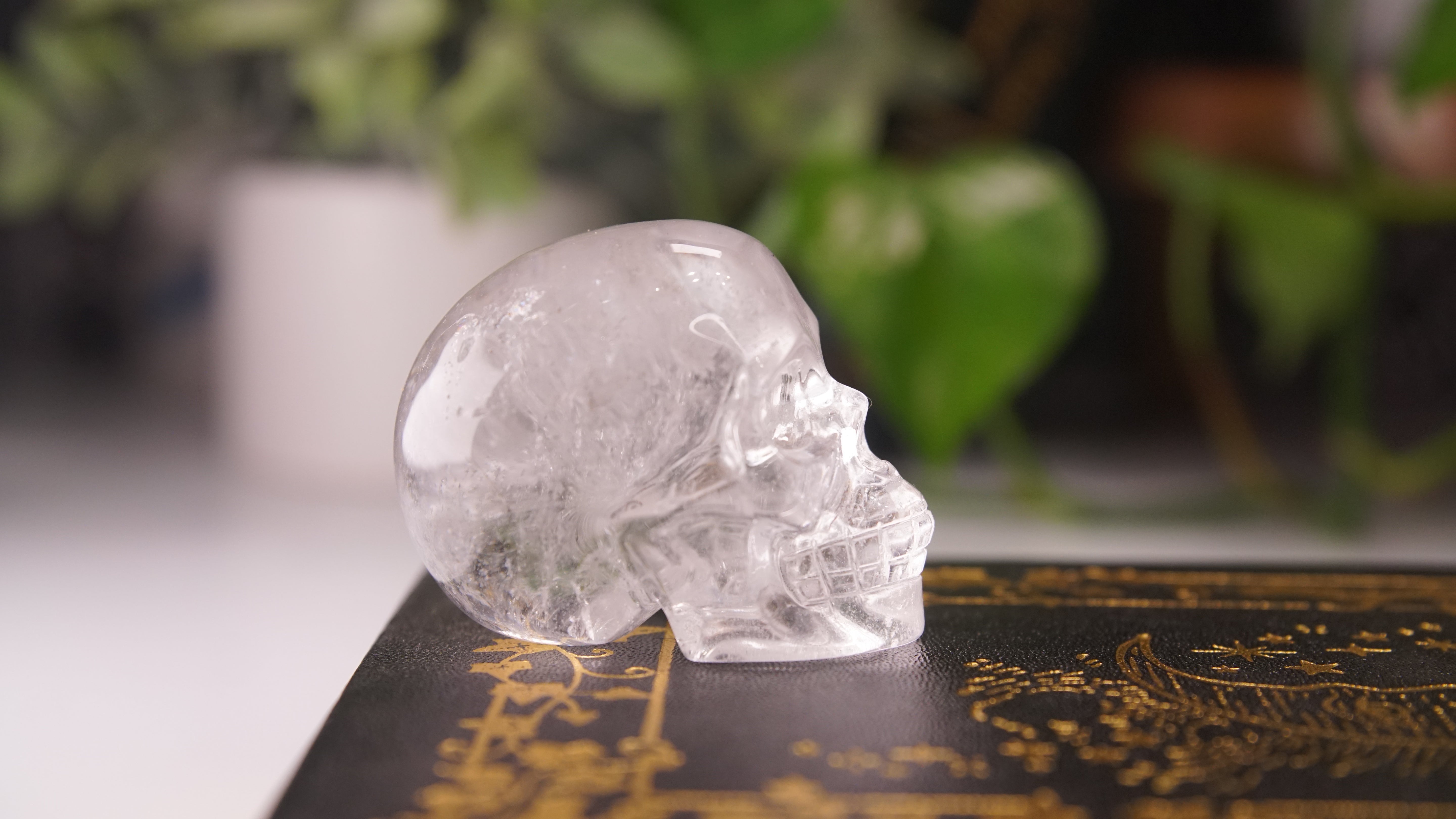 High Quality Clear Quartz With Inclusions Crystal Carving