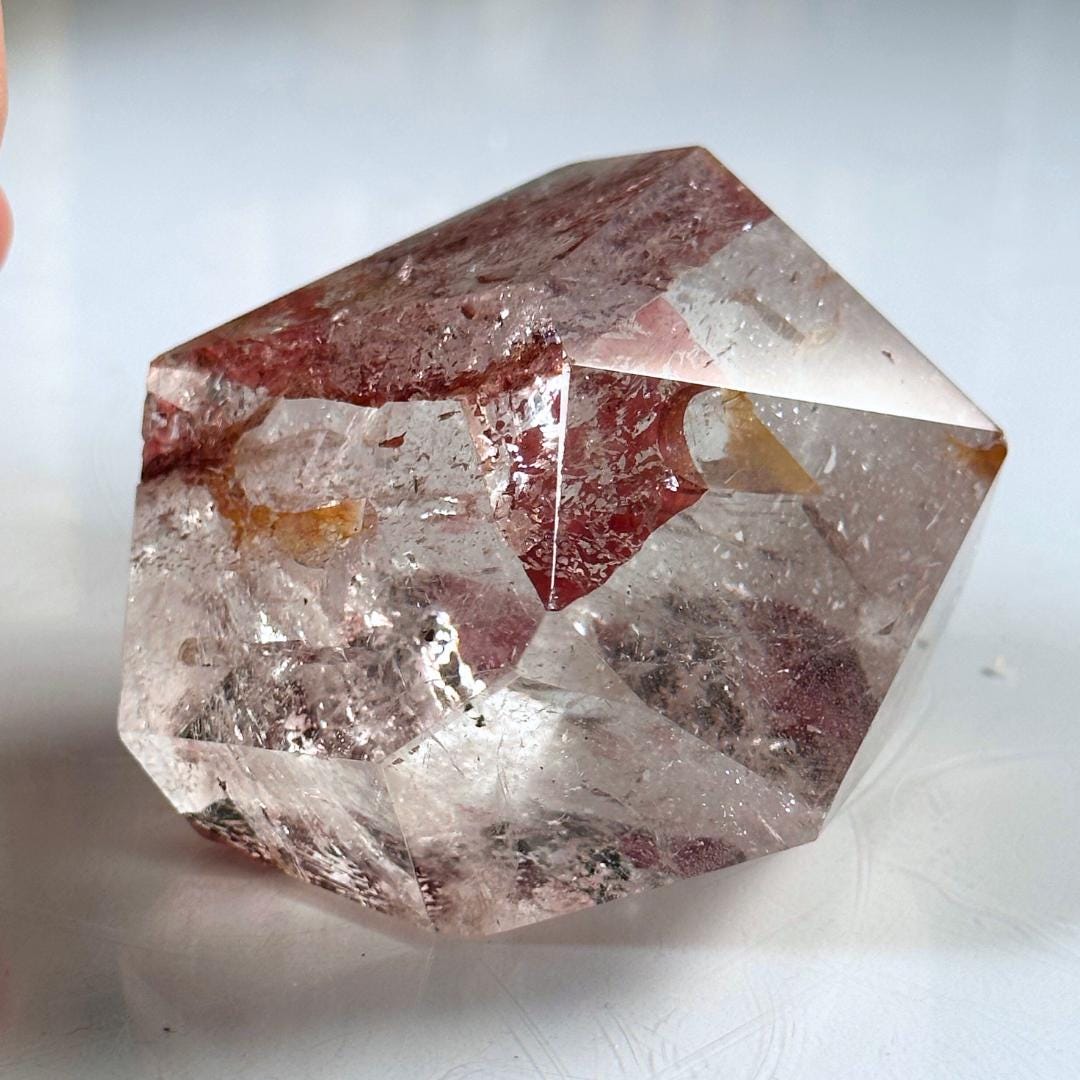 Fire Quartz Freeform | High Quality Crystal | Hematoid Quartz | US Seller