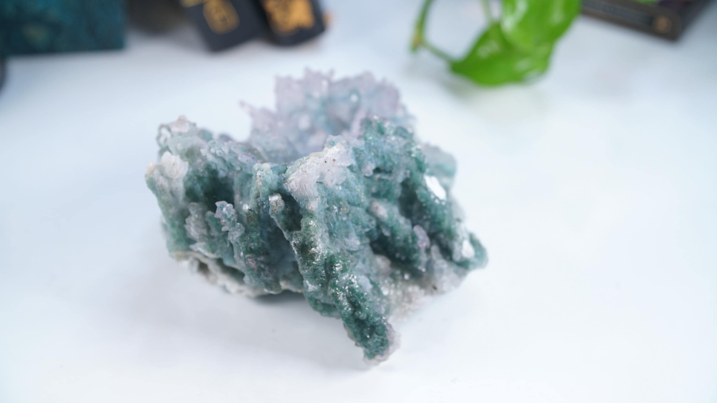 Amethyst Flower Cluster Crystal With Stand, Energy Healing Amethyst, Reiki Crystal Feng Shui Altar Home Decor Office