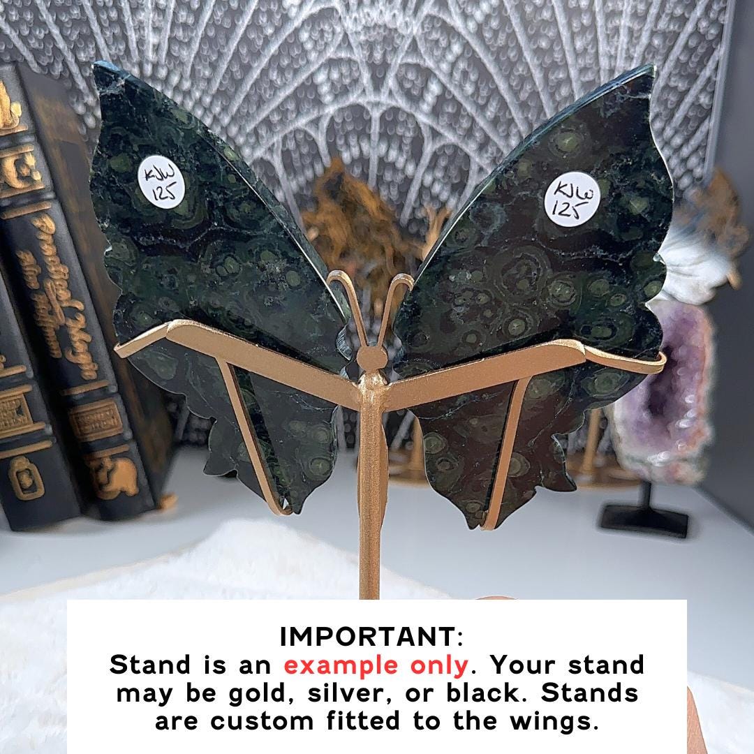 Beautiful Kambaba Jasper Butterfly Wings | US Seller | Peace Tranquility Fertility Meditation