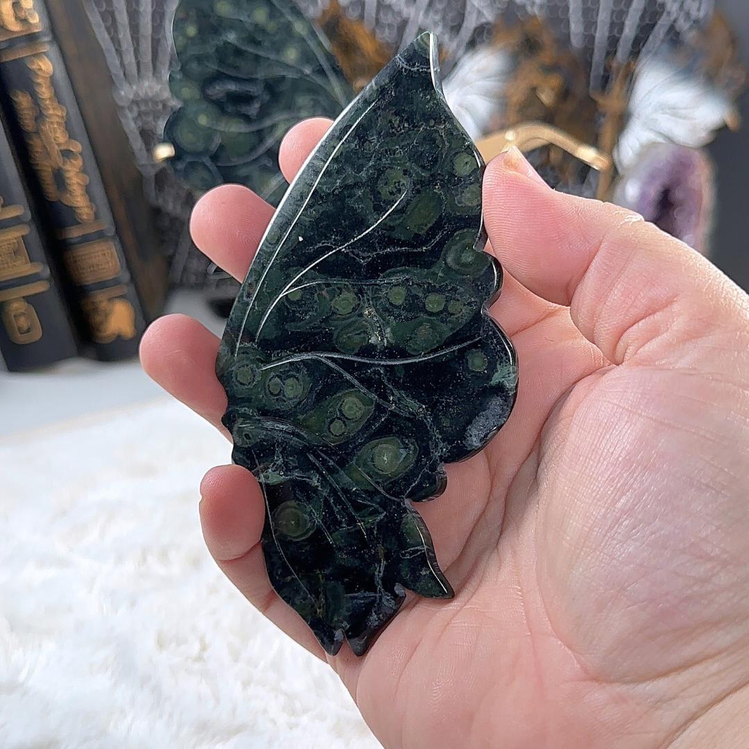 Beautiful Kambaba Jasper Butterfly Wings | US Seller | Peace Tranquility Fertility Meditation
