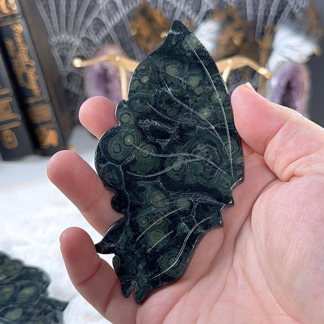 Beautiful Kambaba Jasper Butterfly Wings | US Seller | Peace Tranquility Fertility Meditation