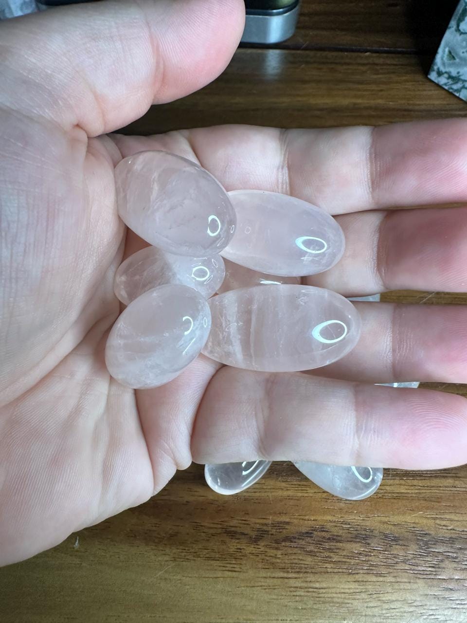 Star Rose Quartz Tumble | High Quality Crystal | Rose Quartz | US Seller