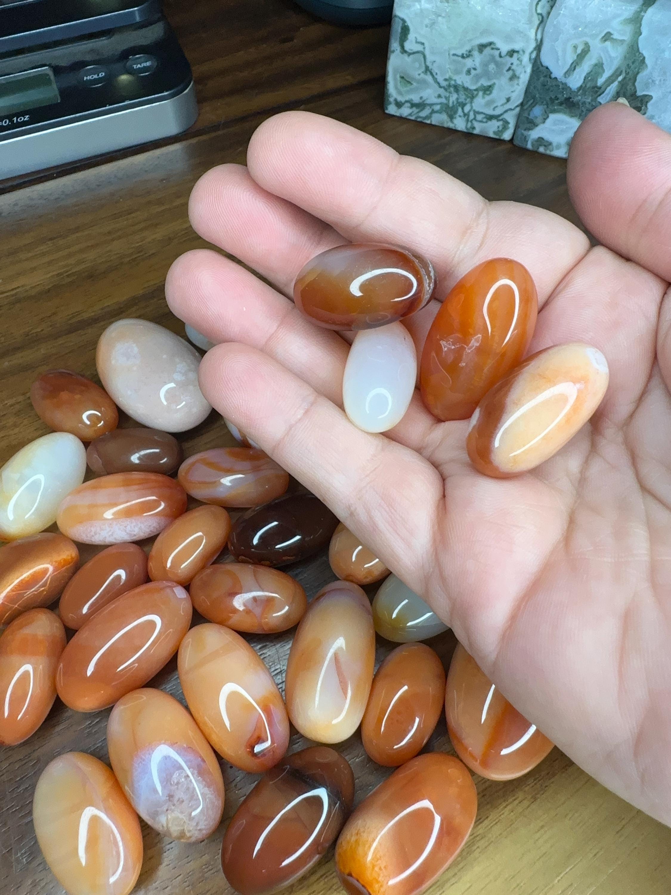 Red Carnelian Agate Tumbles | US Seller | Healing Altar Reiki Feng Shui Altar