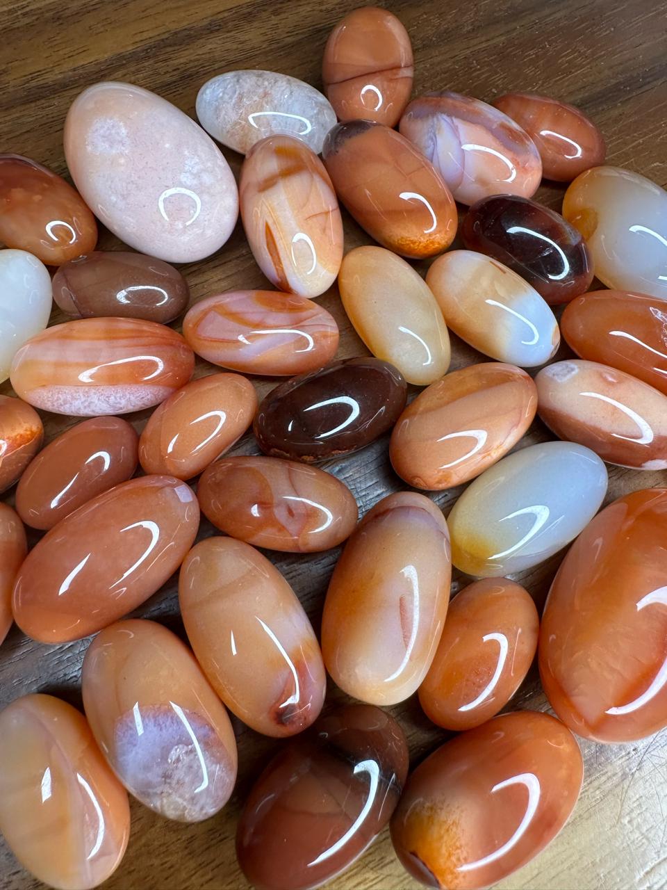 Red Carnelian Agate Tumbles | US Seller | Healing Altar Reiki Feng Shui Altar