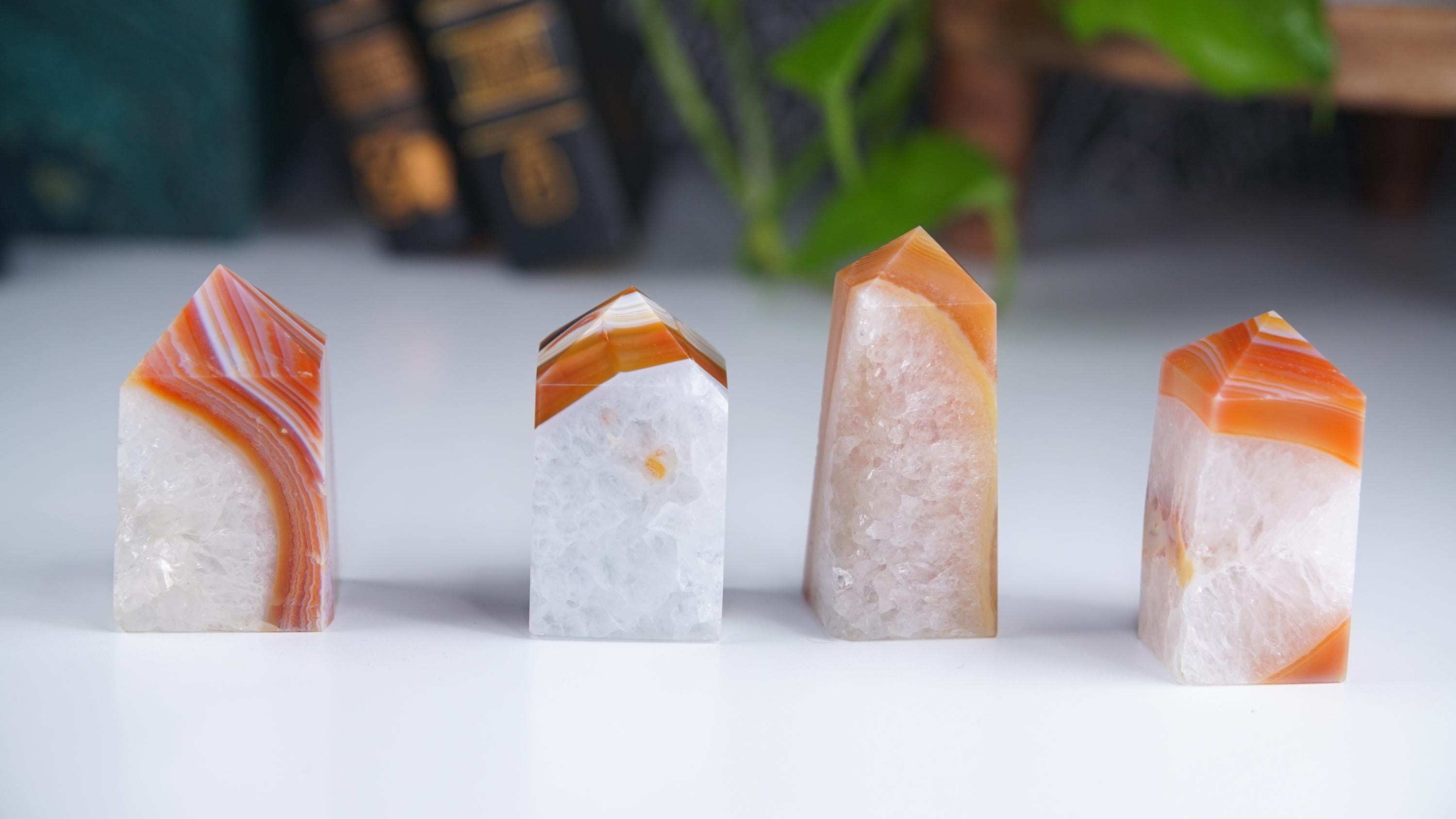 Carnelian Point Obelisk, Red Agate Tower, Druzy Protection Gift, Feng Shui Altar Energy Healing Reiki Healing Crystals