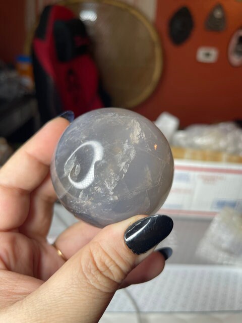 Beautiful Blue Rose Quartz Sphere With Stand High Quality Crystal Sphere