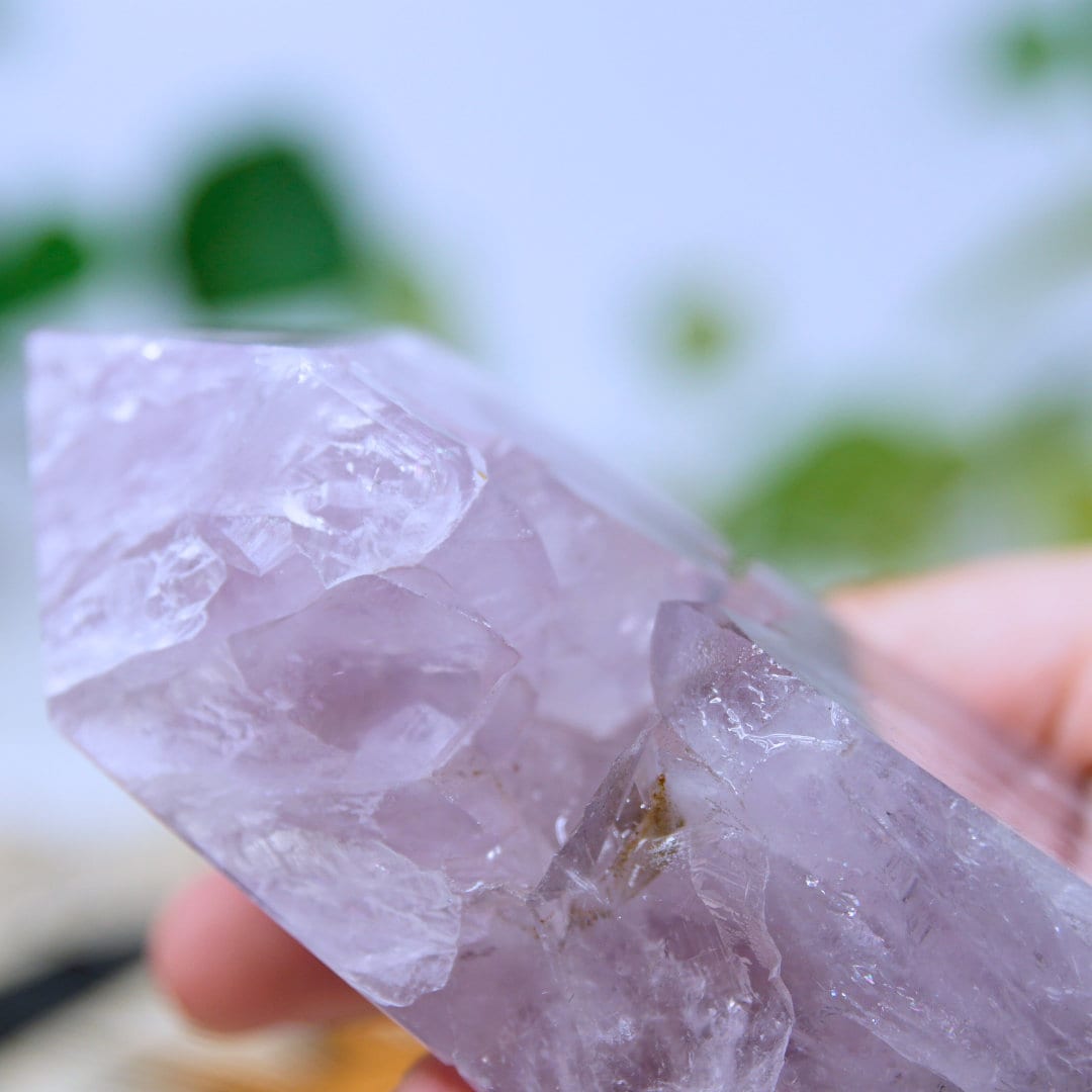 DRUZY Agate Large Tower Banded Agate Amethyst Stone Stunning Statement Piece Home Decor High Quality Large Crystal Reiki Energy Calm Balance