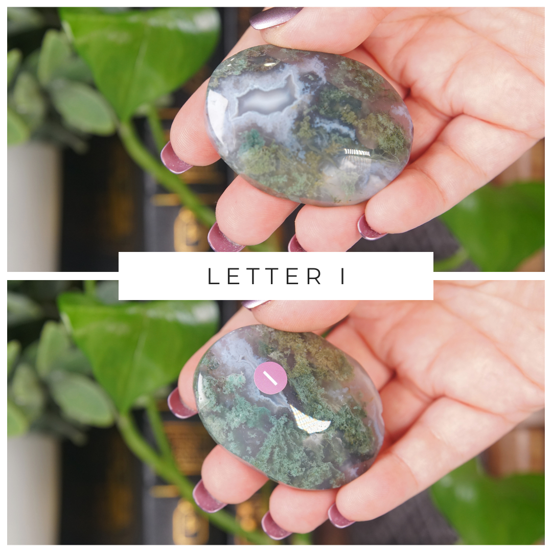Moss Agate High Quality Palm Stones | Pick Your Favorite