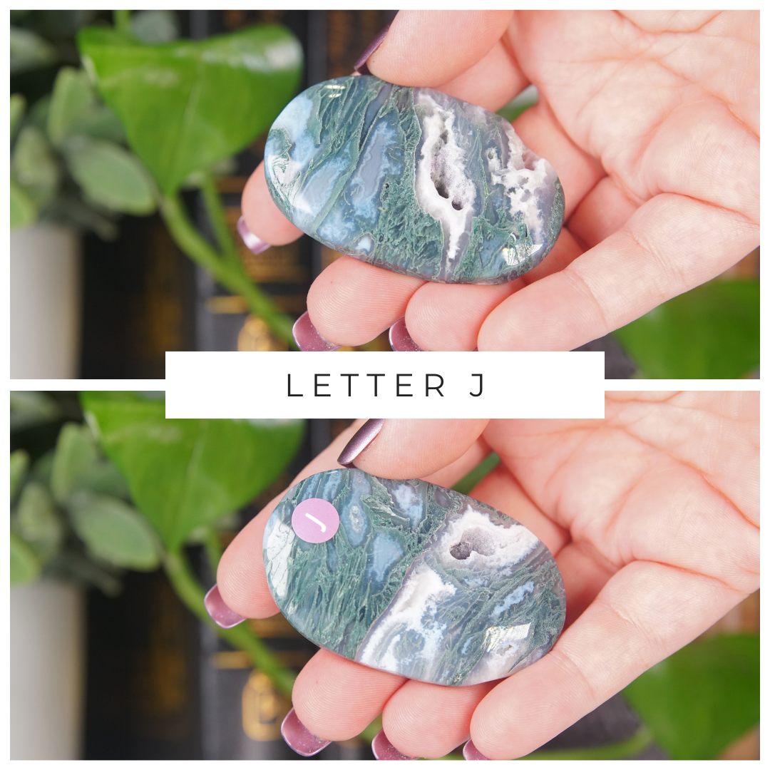 Moss Agate High Quality Palm Stones | Pick Your Favorite