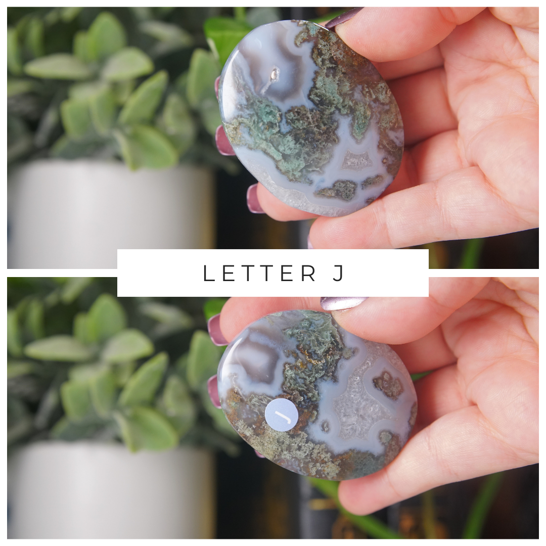 Moss Agate High Quality Palm Stones | Pick Your Favorite
