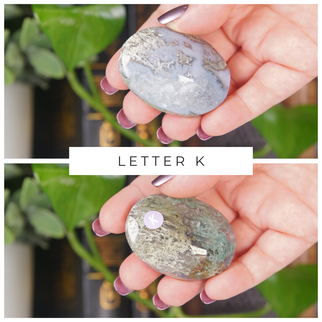 Moss Agate High Quality Palm Stones | Pick Your Favorite