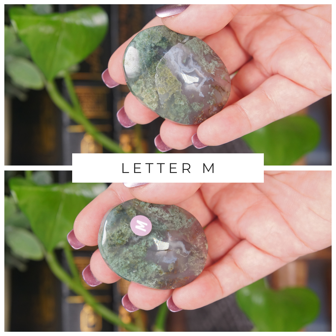 Moss Agate High Quality Palm Stones | Pick Your Favorite