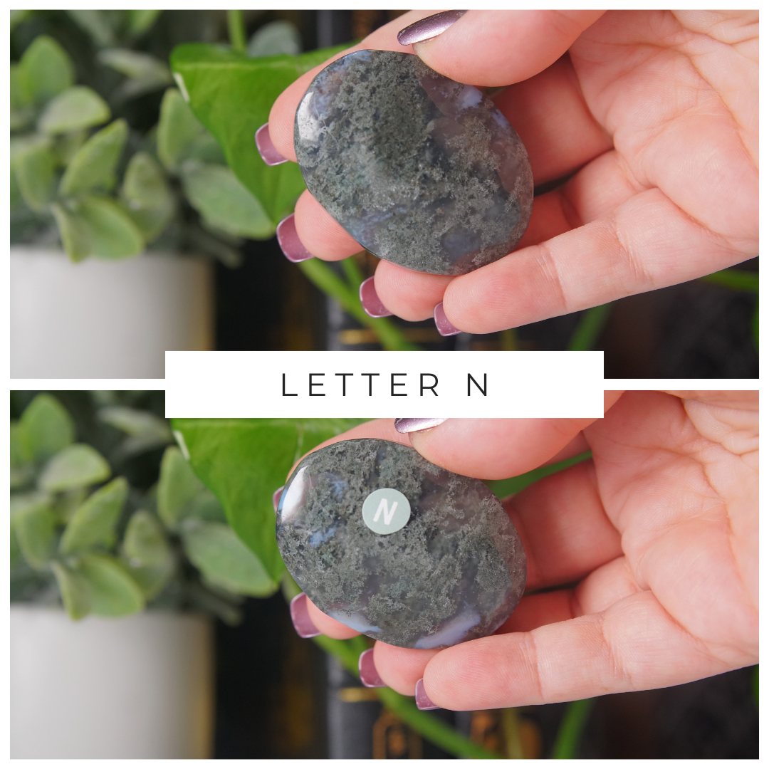Moss Agate High Quality Palm Stones | Pick Your Favorite