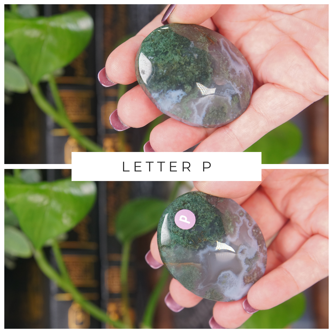 Moss Agate High Quality Palm Stones | Pick Your Favorite