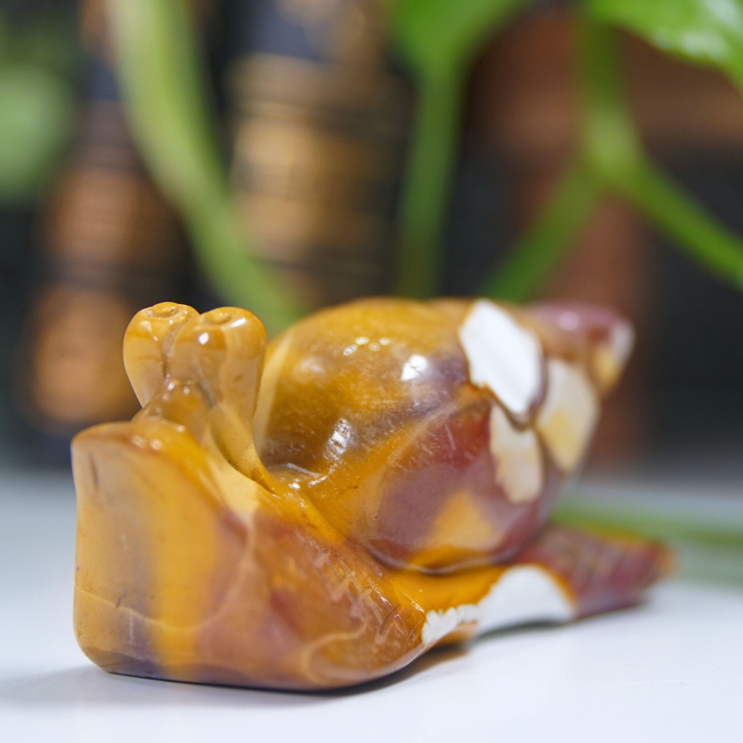 Mookaite Snail Boutique Carving