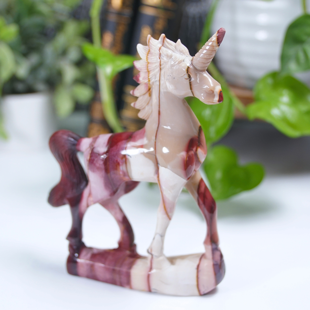 Mookaite Unicorn Boutique Carving