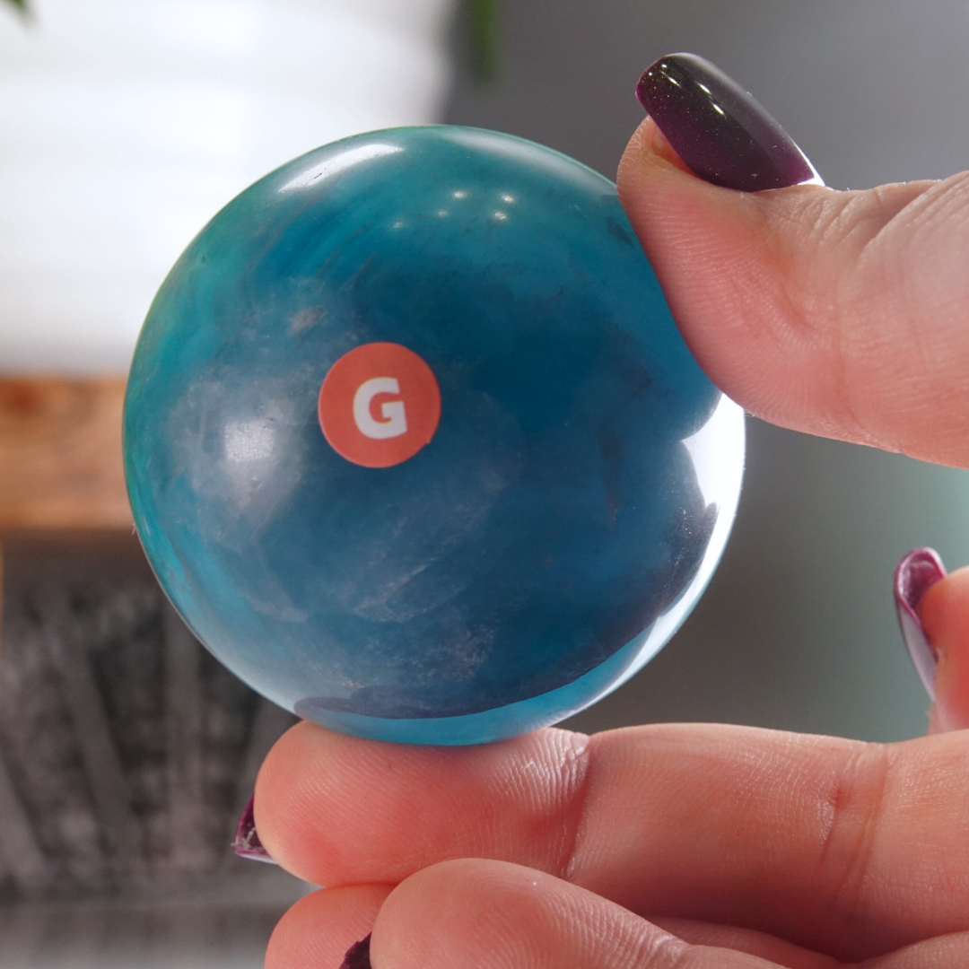 Rainbow Fluorite Sphere | High Quality Glassy Fluorite Sphere (G)