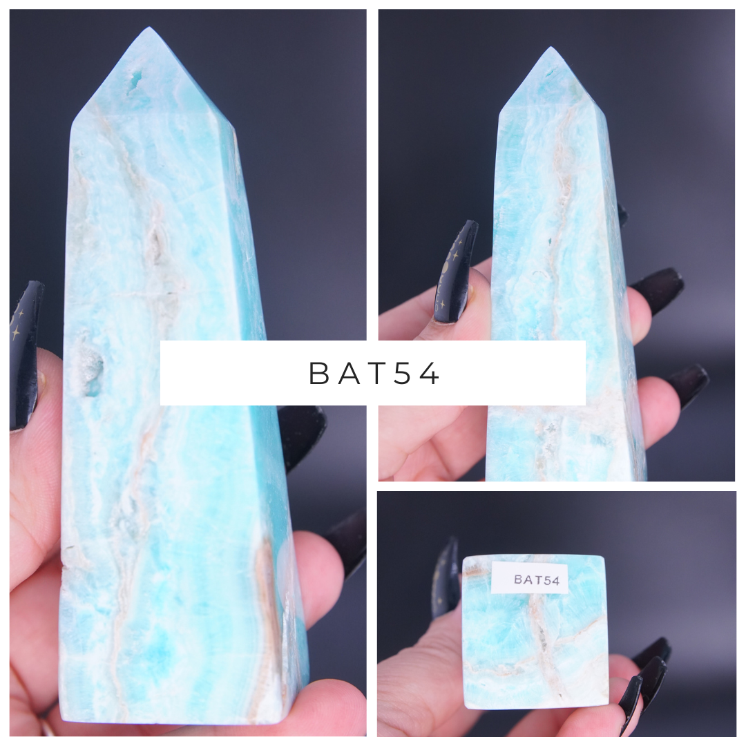 Blue Aragonite Calcite Tower From Pakistan - Pick Your Favorite