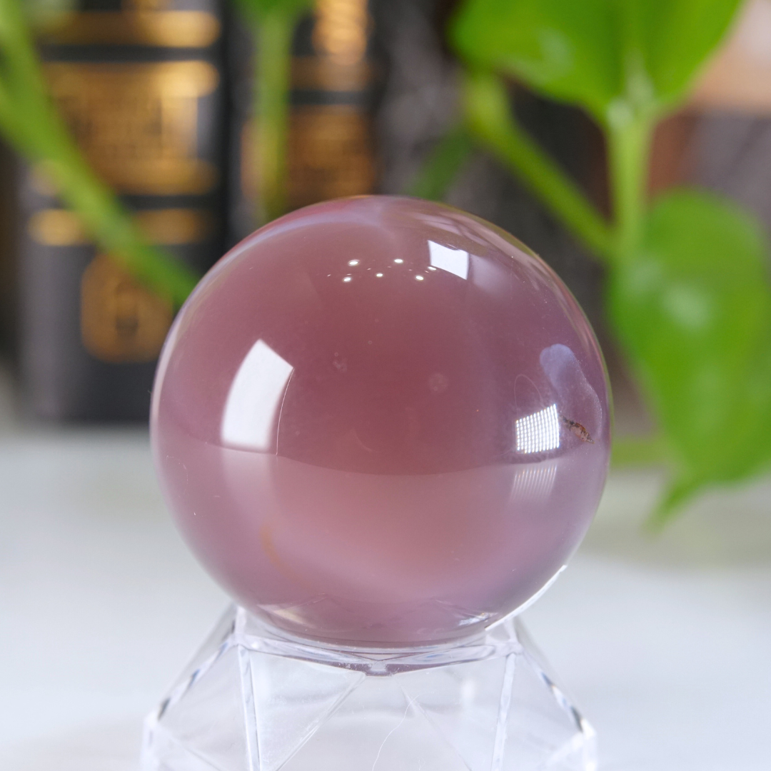 Pink Jelly Agate Sphere | Pick Your Favorite