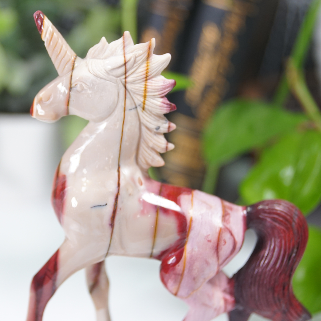 Mookaite Unicorn Boutique Carving