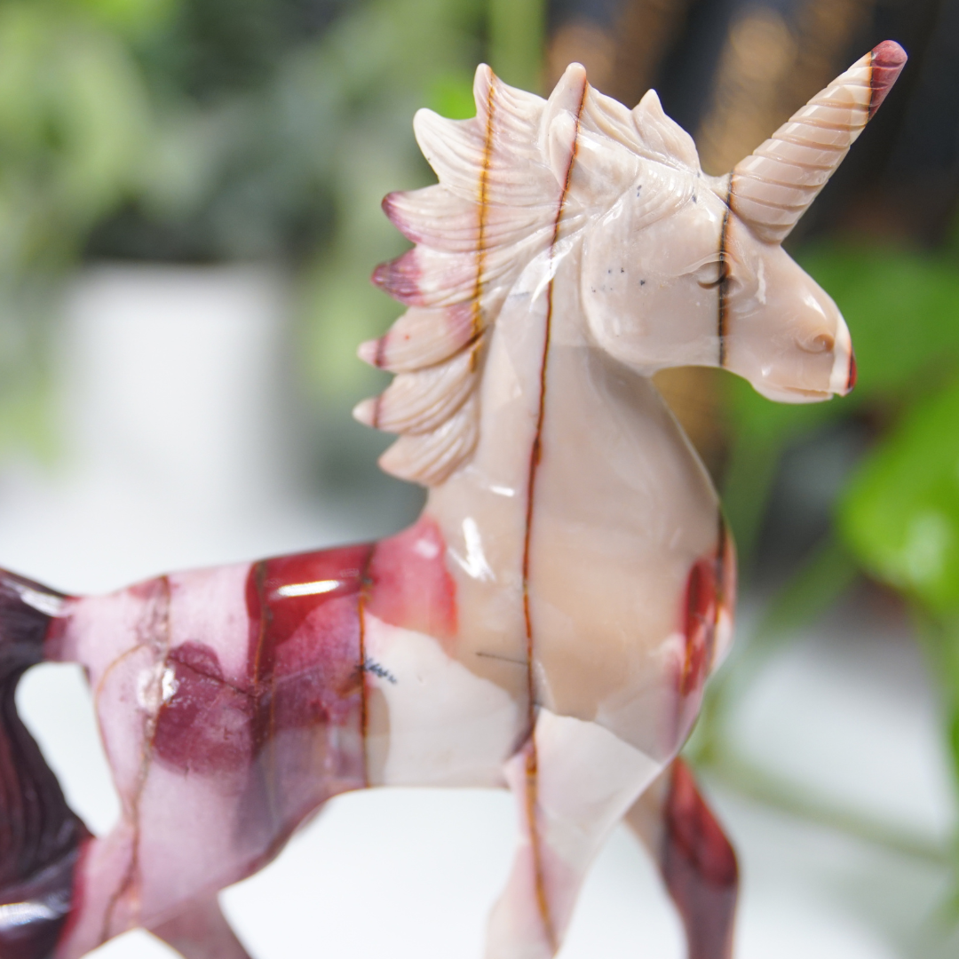 Mookaite Unicorn Boutique Carving