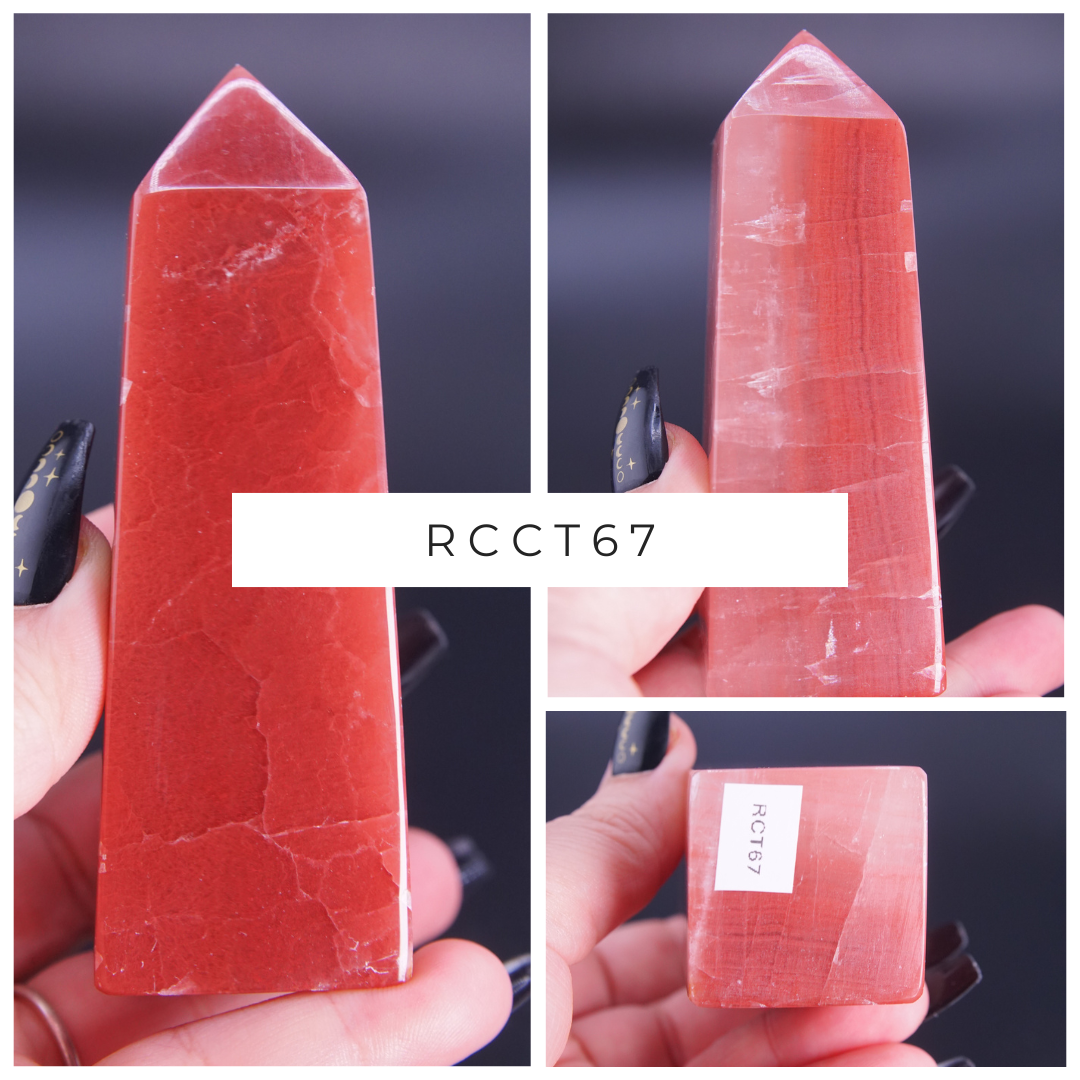 Rose Calcite Tower From Pakistan - Pick Your Favorite
