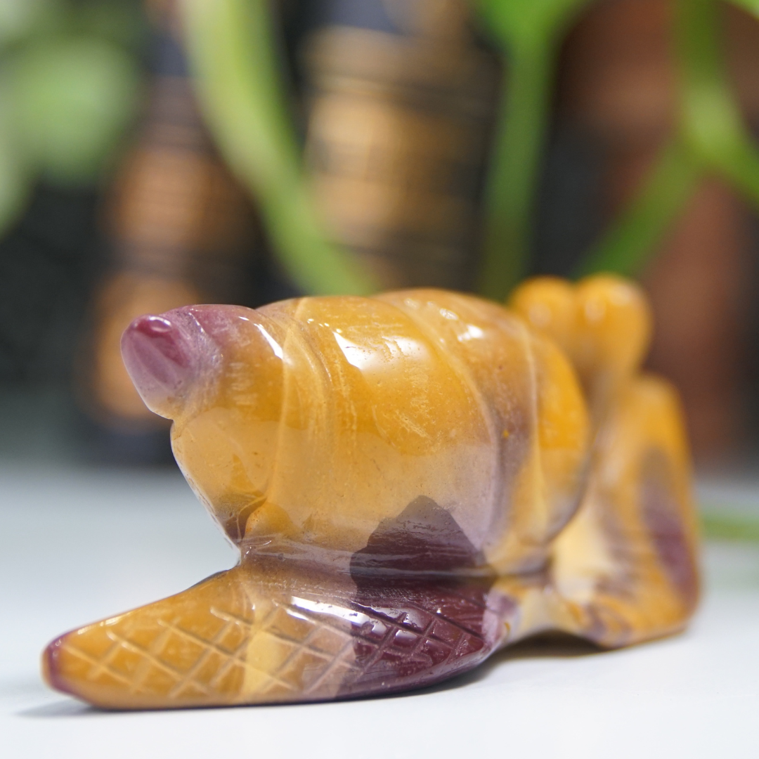 Mookaite Snail Boutique Carving