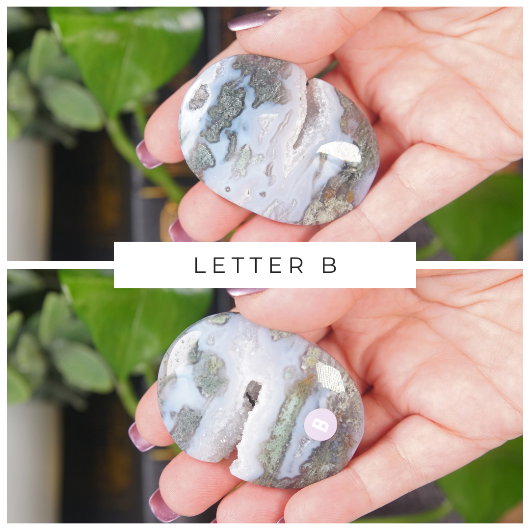 Moss Agate High Quality Palm Stones | Pick Your Favorite