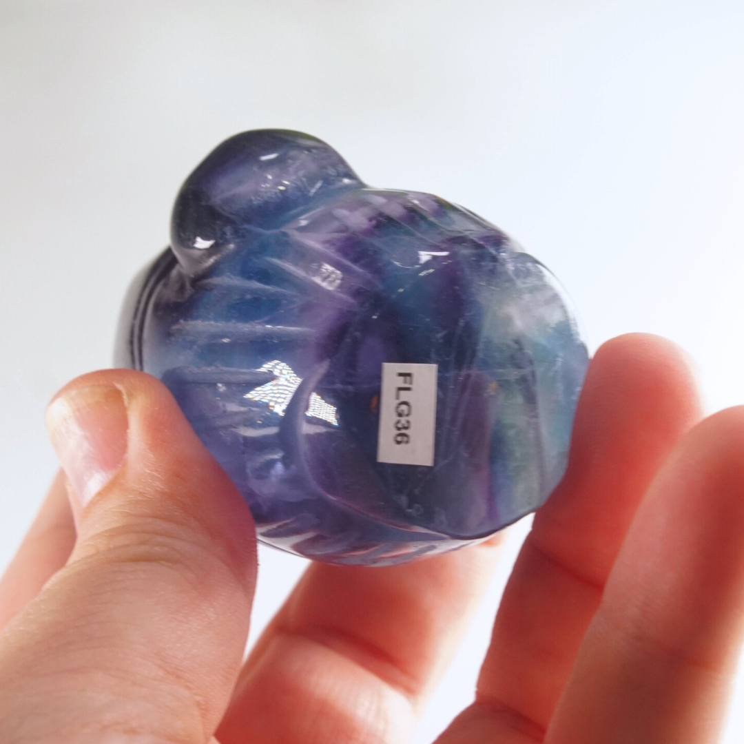 Rainbow Fluorite Gnome Carving | Pick Your Favorite