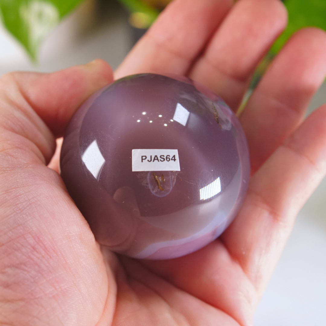 Pink Jelly Agate Sphere | Pick Your Favorite