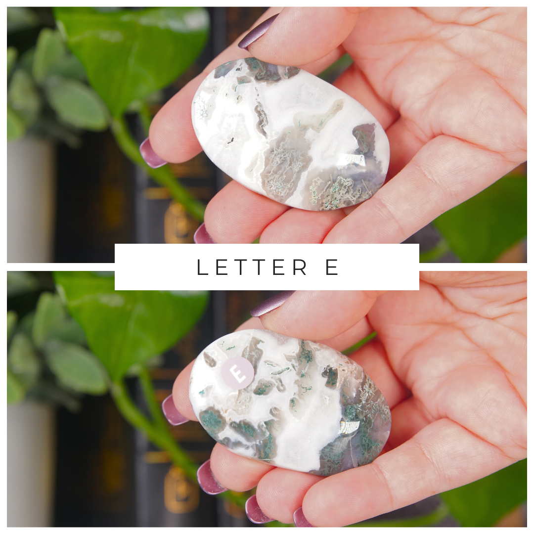 Moss Agate High Quality Palm Stones | Pick Your Favorite