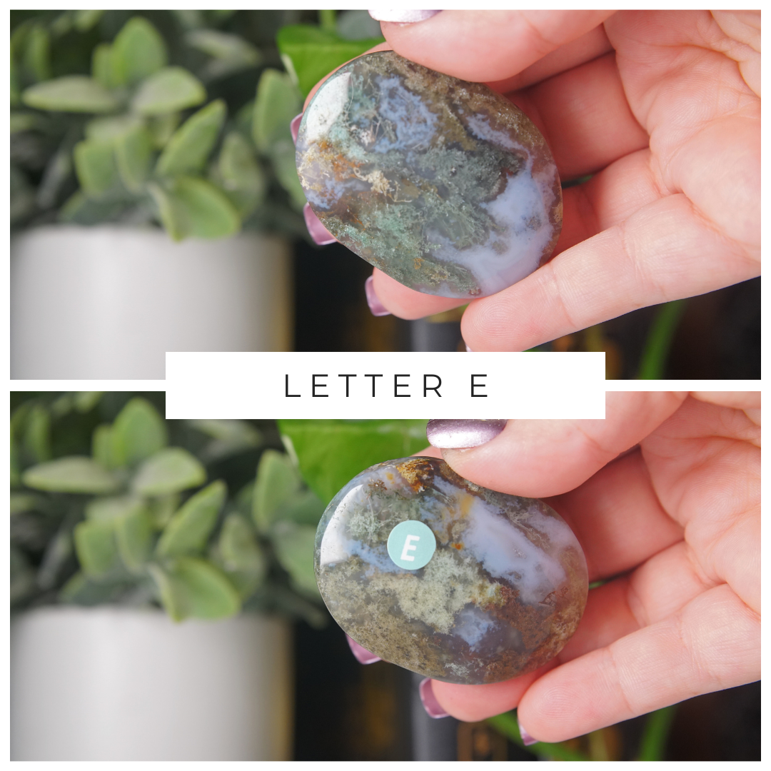 Moss Agate High Quality Palm Stones | Pick Your Favorite