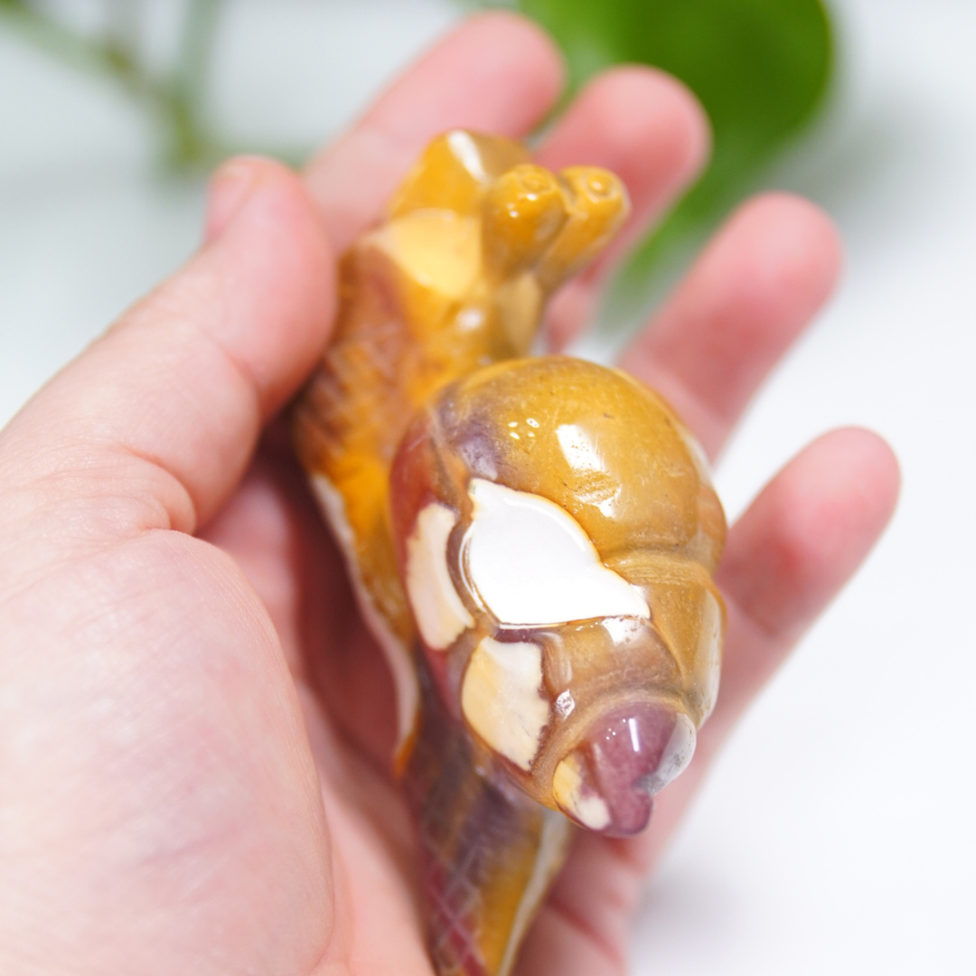 Mookaite Snail Boutique Carving