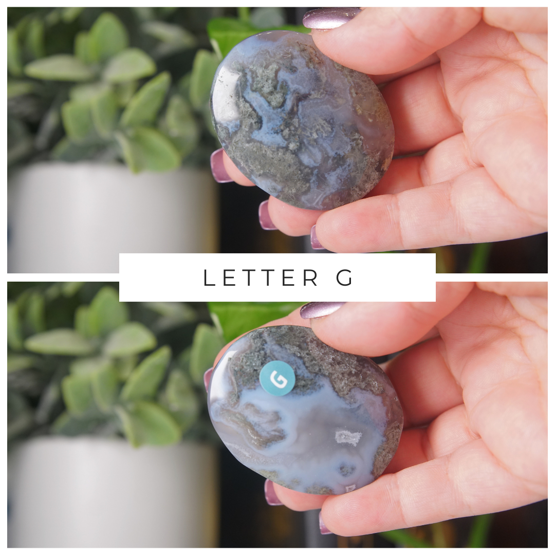 Moss Agate High Quality Palm Stones | Pick Your Favorite