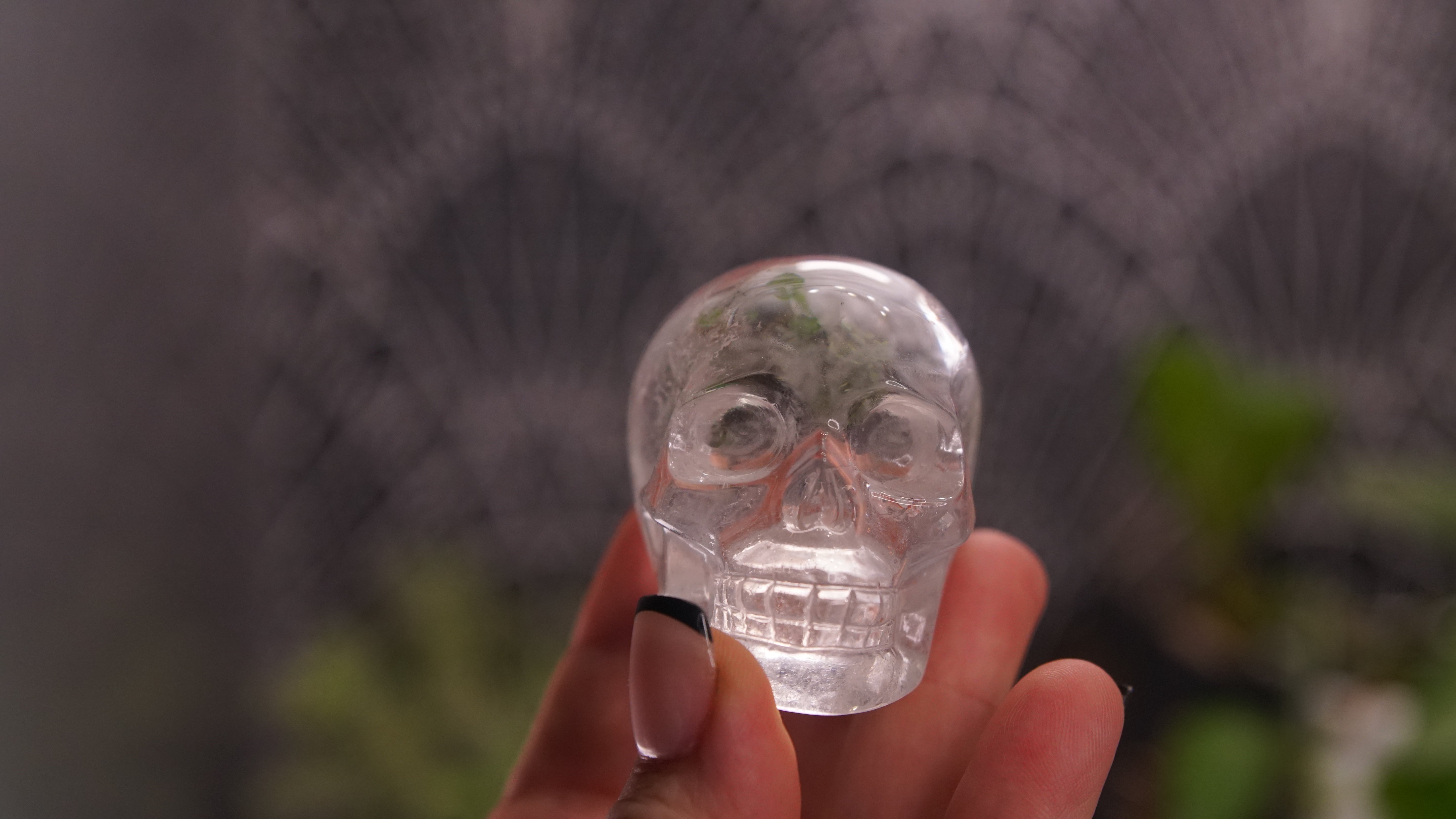 High Quality Clear Quartz With Inclusions Crystal Carving