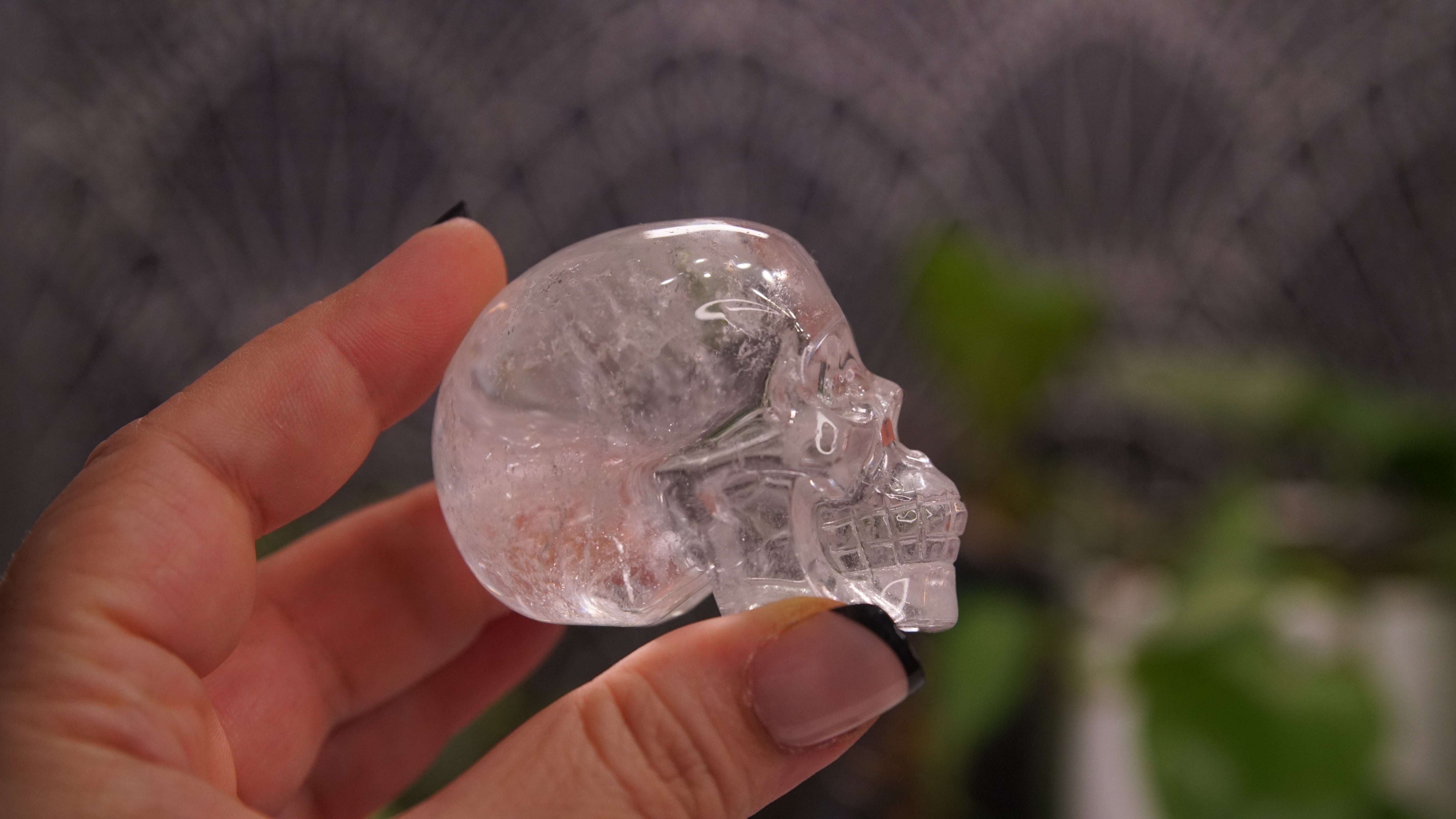 High Quality Clear Quartz With Inclusions Crystal Carving