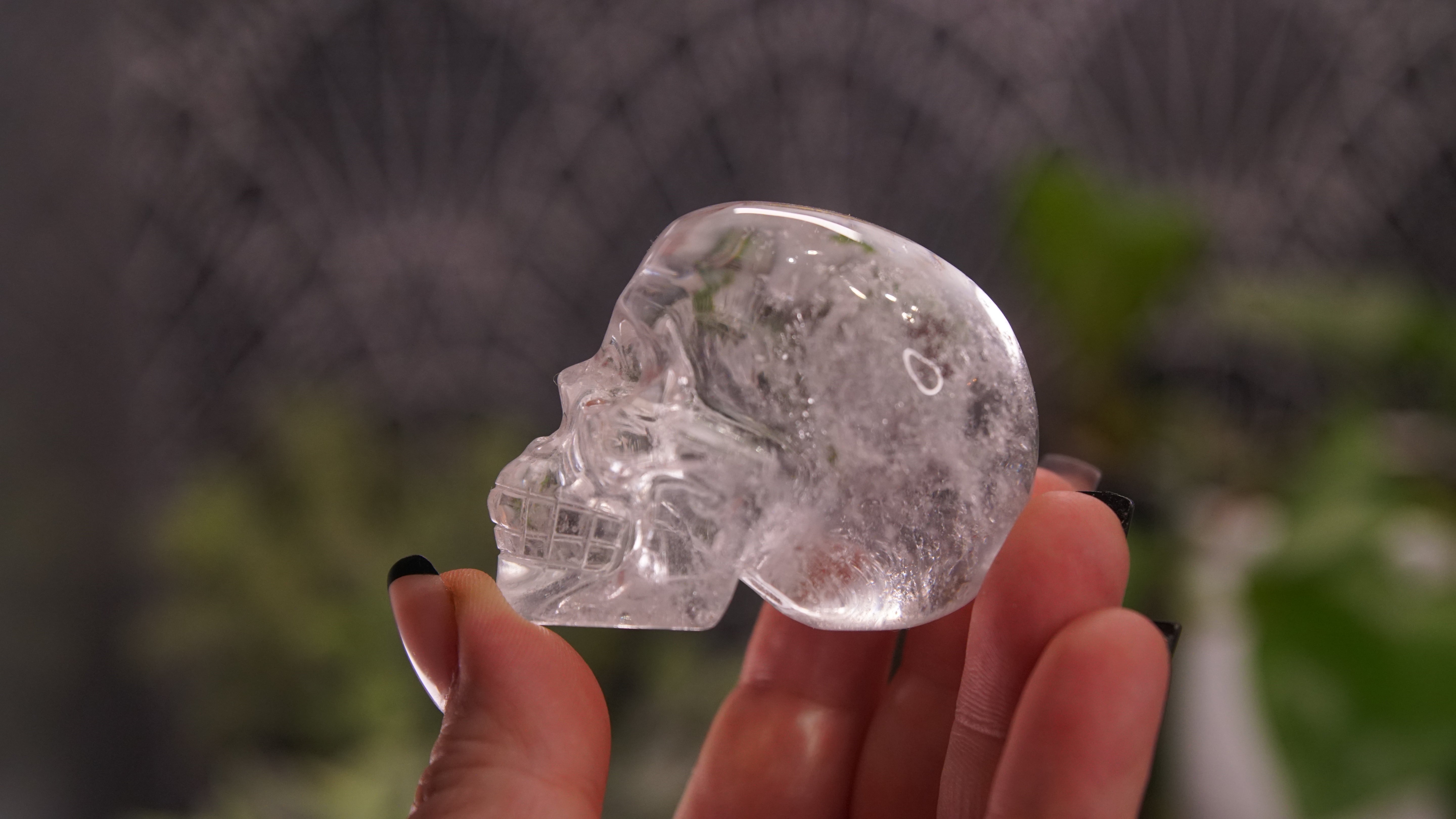 High Quality Clear Quartz With Inclusions Crystal Carving