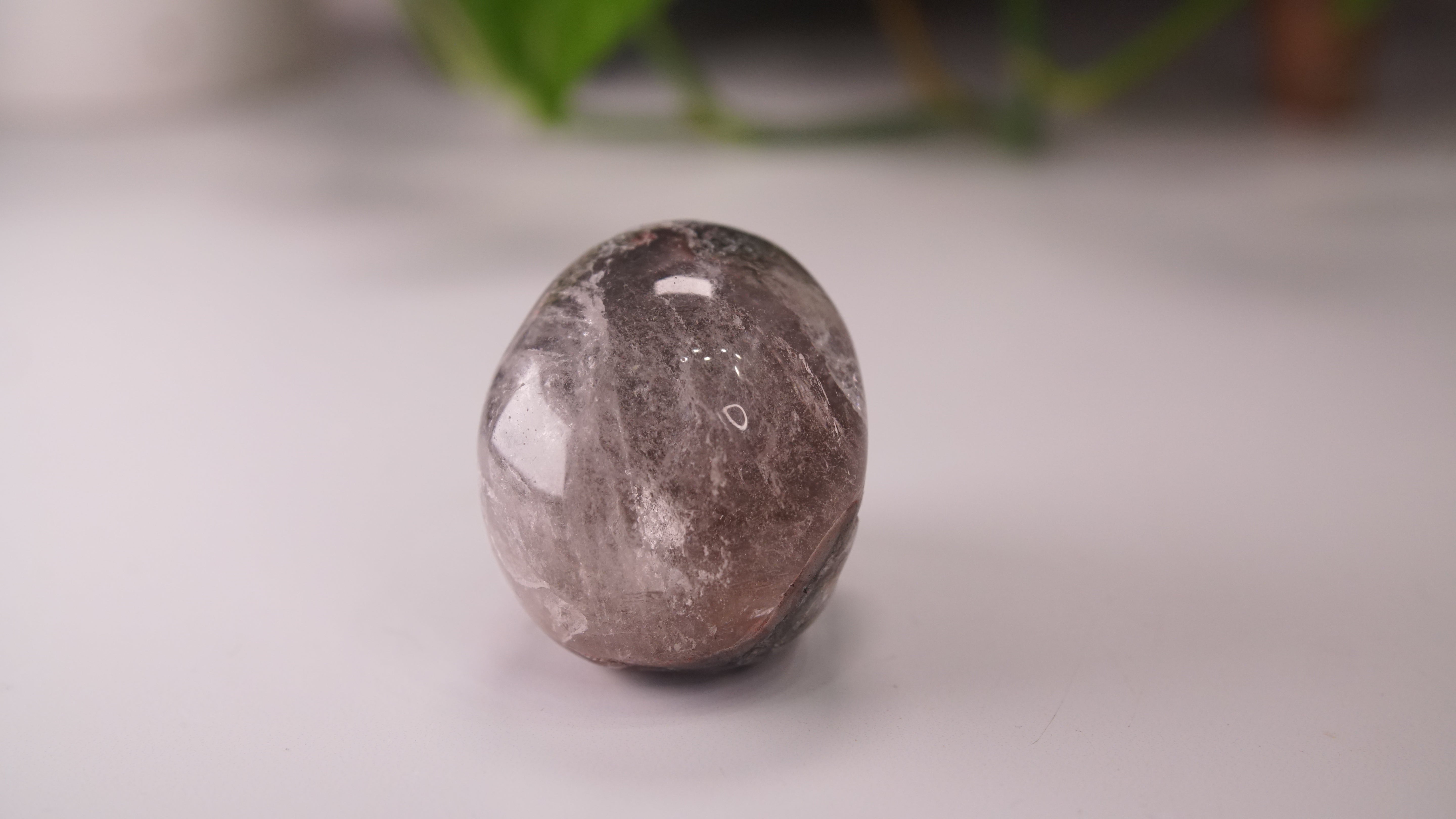 Garden Quartz Skulls Lodolite With Inclusions Crystal Carving (Large)