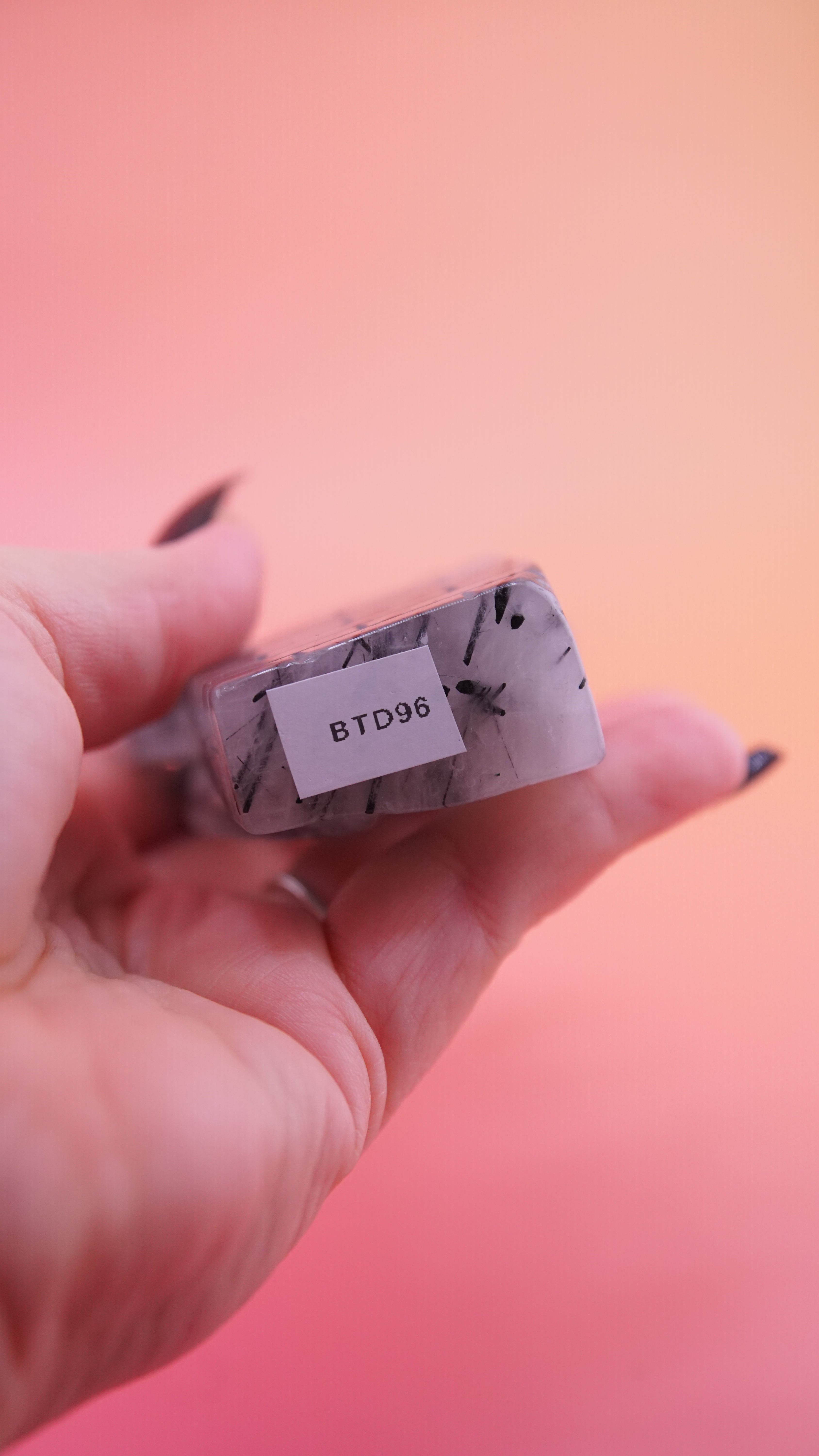 Gorgeous Black Tourmaline In Quartz Dragon With Castle