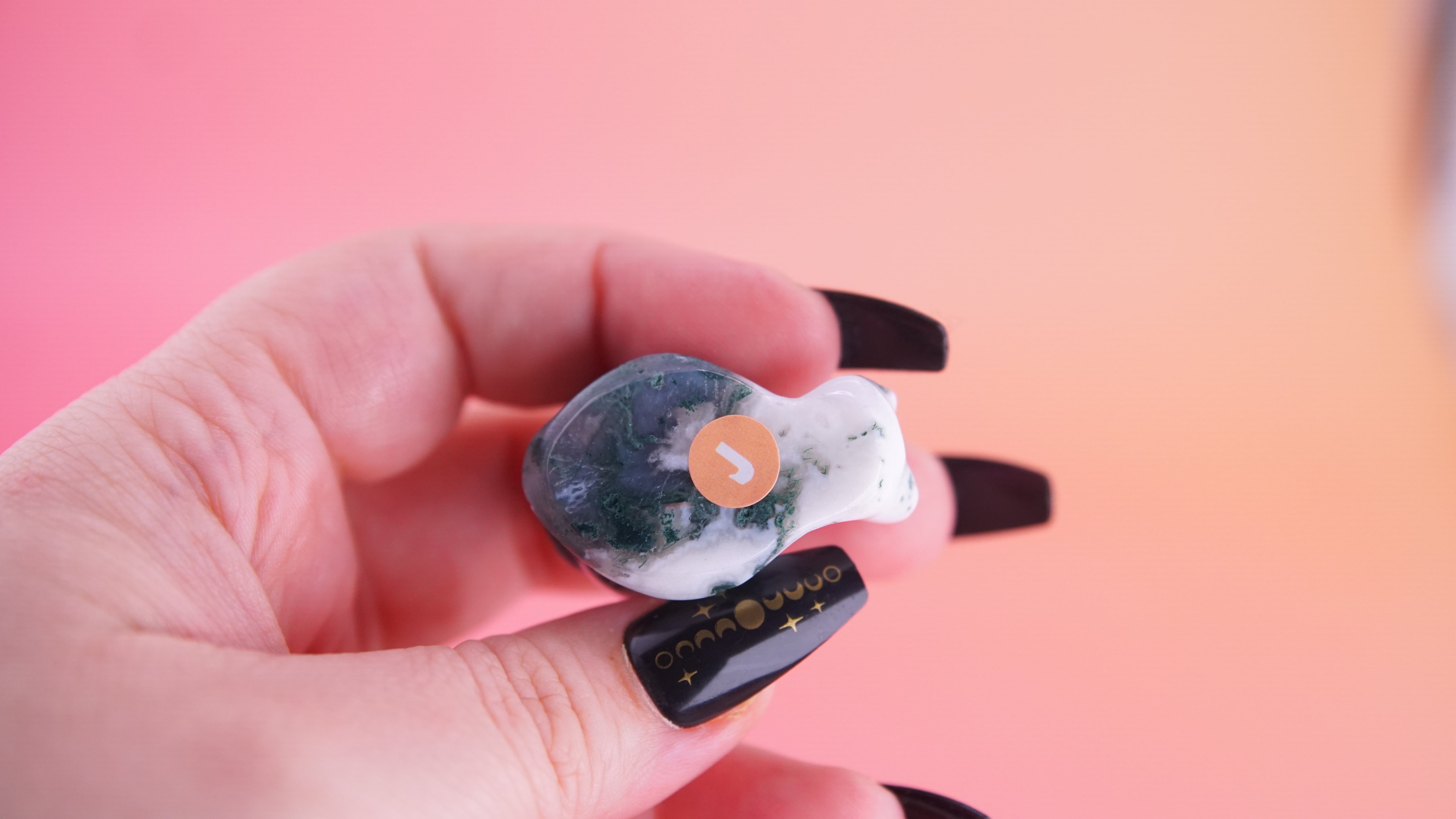 Moss Agate Mini Snail Carving | Pick Your Favorite