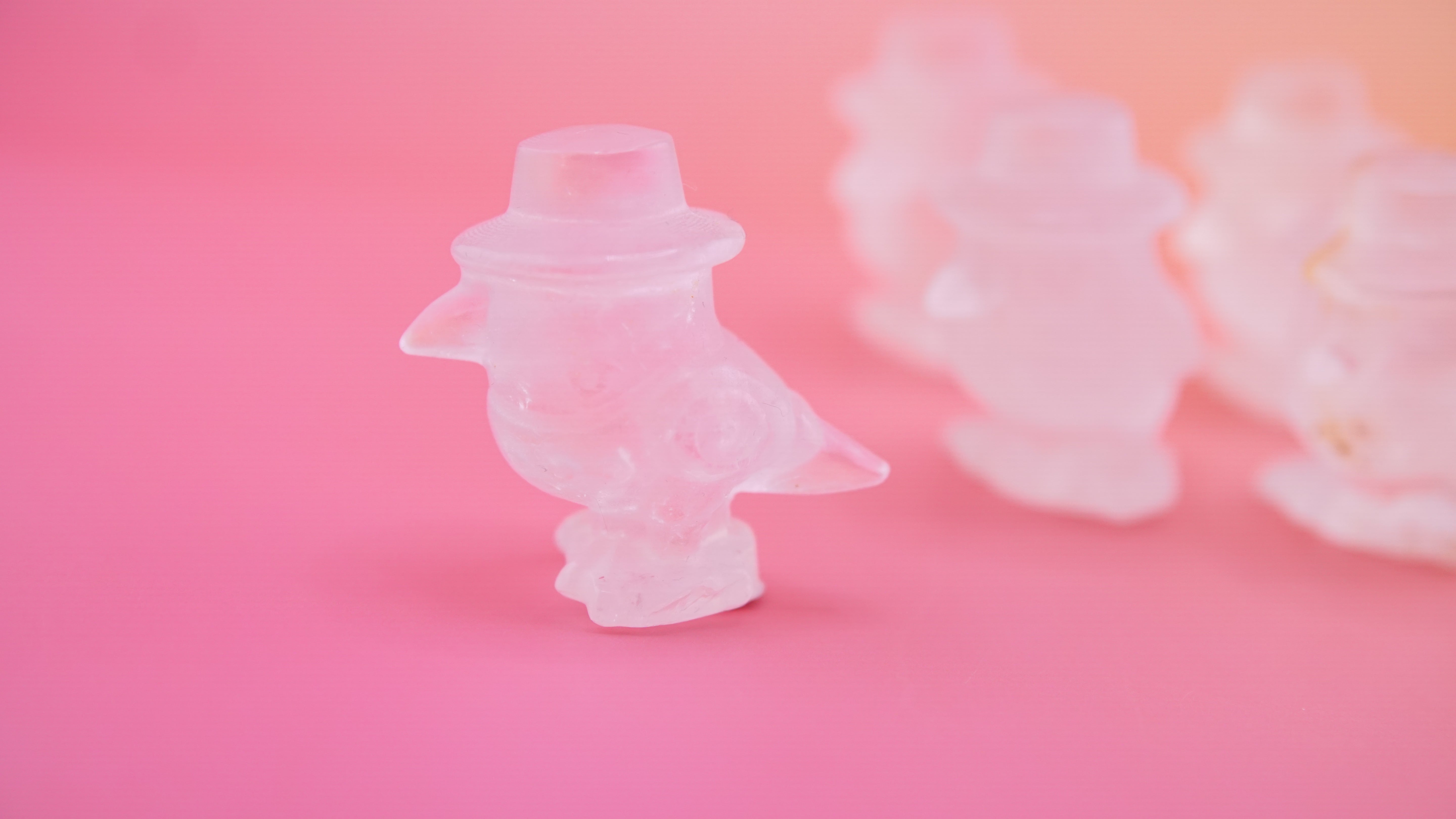Demon Hunter Fandom Carving | Bird Carving | Clear Quartz