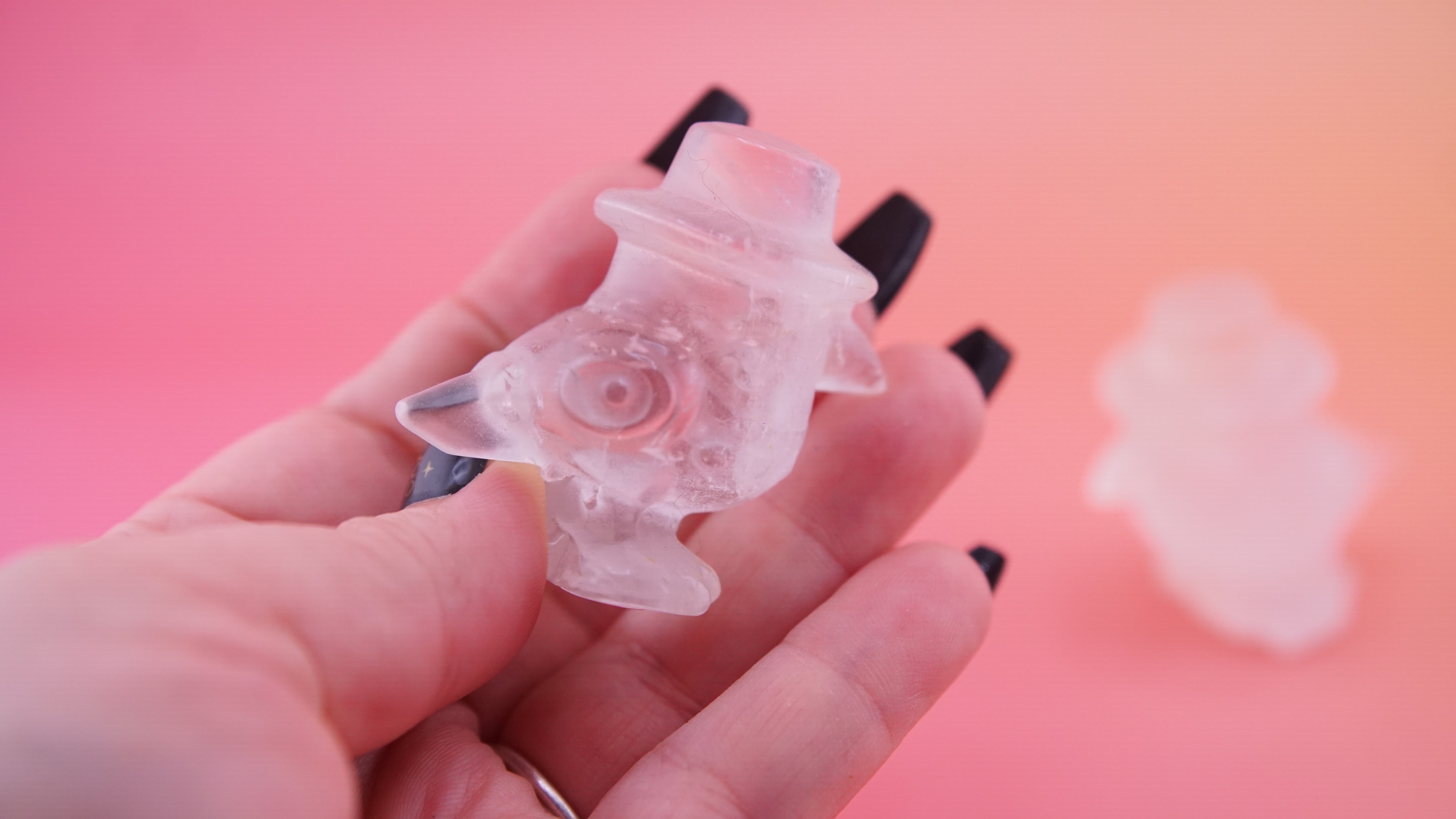 Demon Hunter Fandom Carving | Bird Carving | Clear Quartz