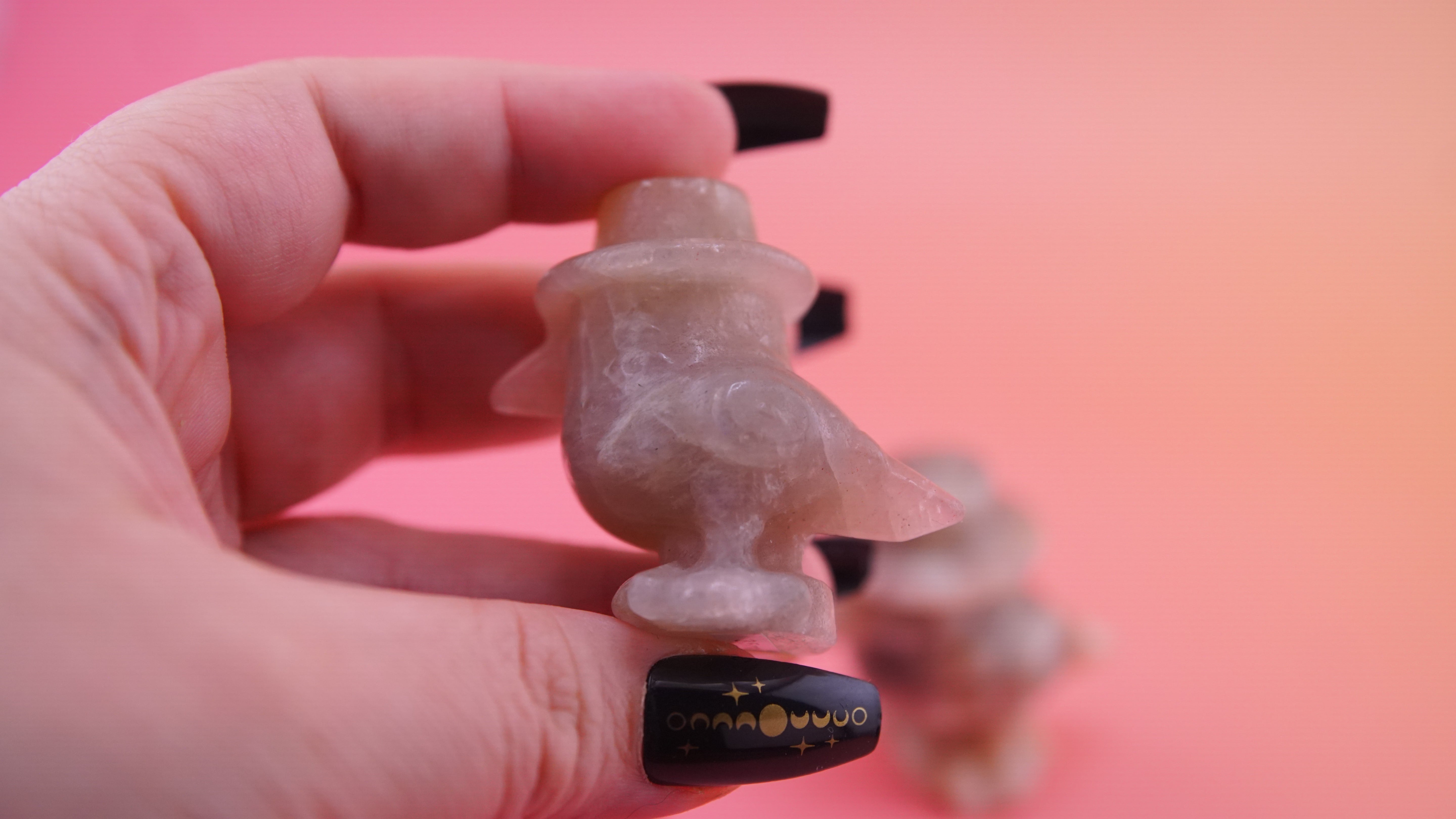 Demon Hunter Fandom Carving | Bird Carving | Moonstone