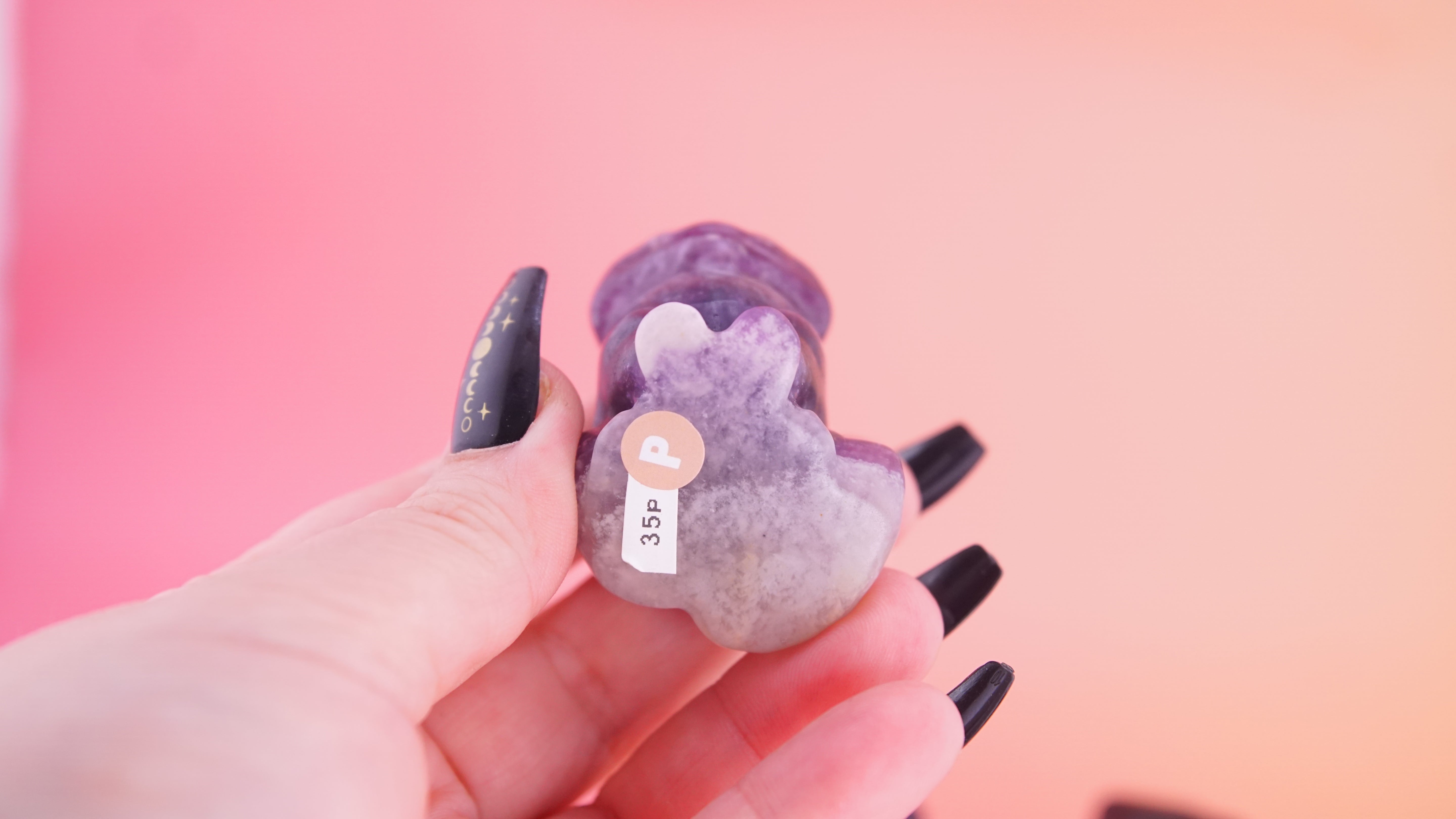 Demon Hunter Fandom Carving | Tiger Carving | Purple Fluorite