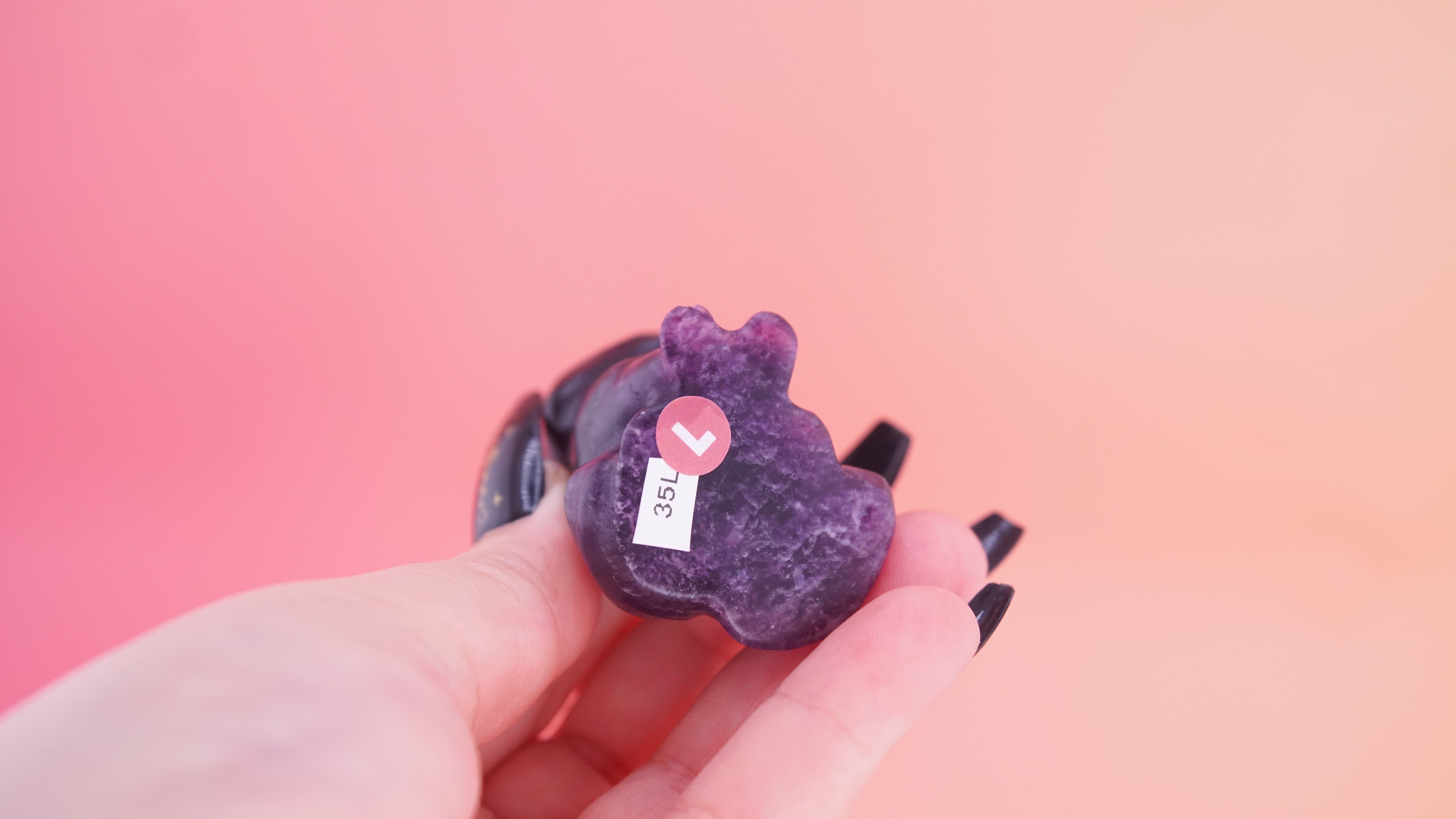 Demon Hunter Fandom Carving | Tiger Carving | Purple Fluorite