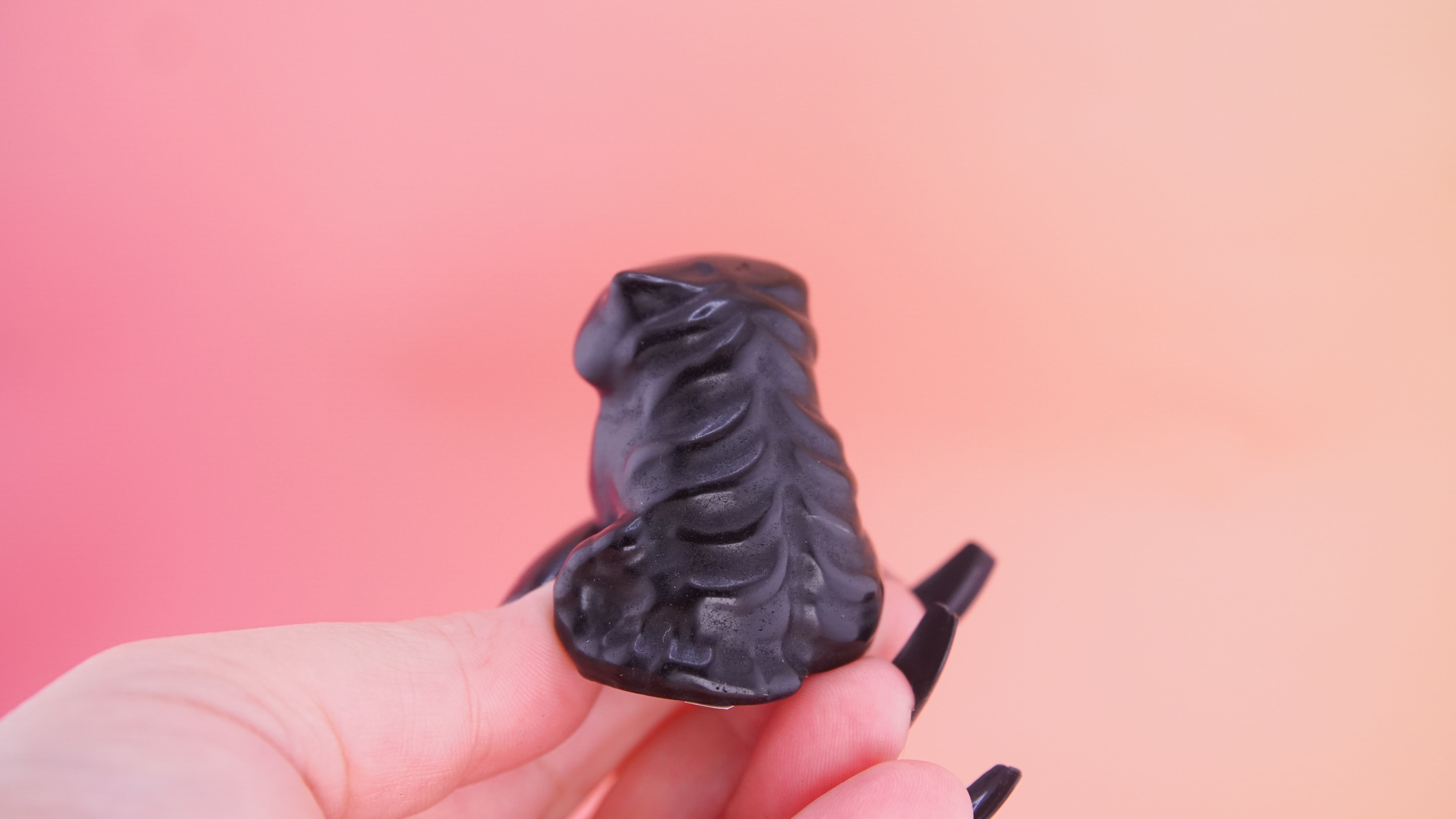 Demon Hunter Fandom Carving | Tiger Carving | Black Obsidian